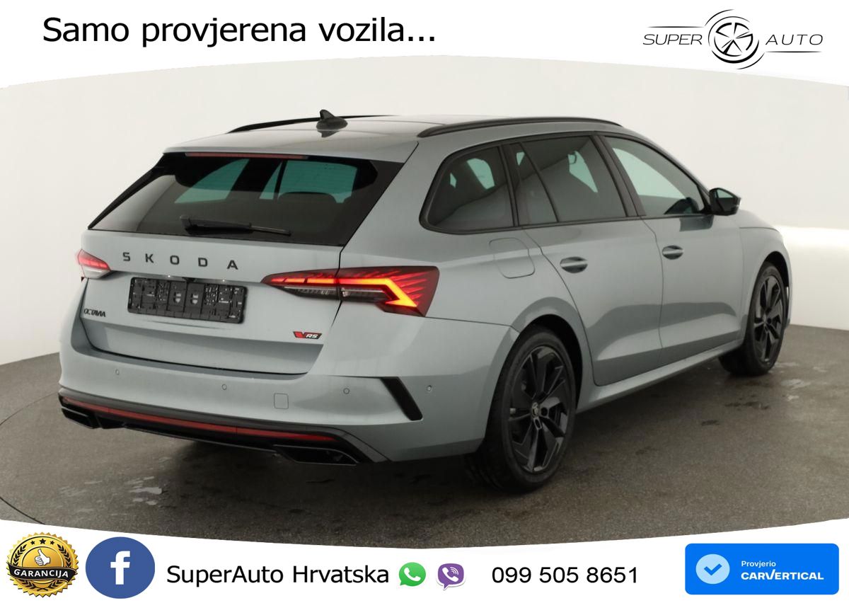 Škoda Octavia Combi RS 2.0 TSI (265 KS) DSG LED+GR SJED+ACC