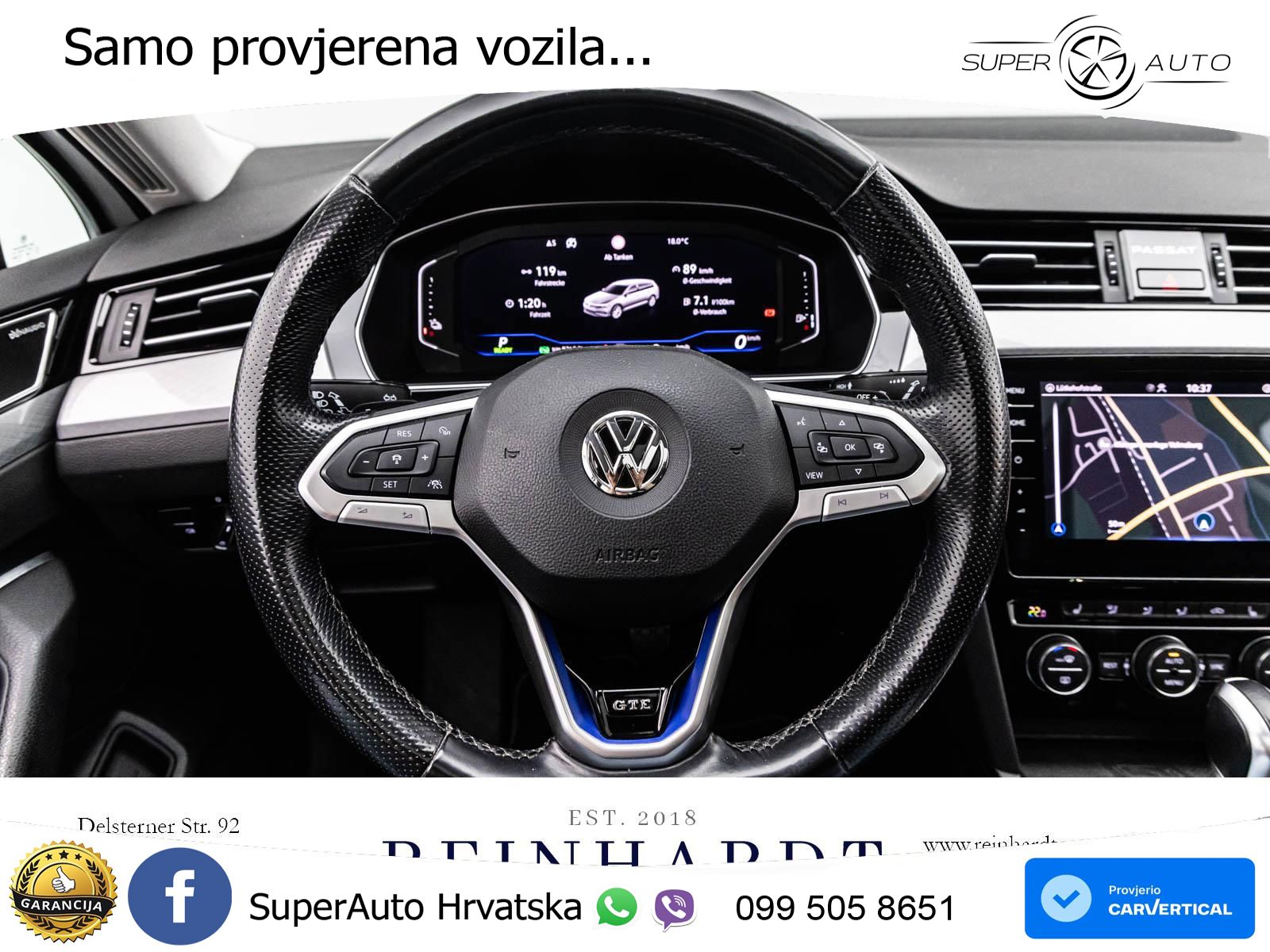 Volkswagen Passat Variant GTE 1.4 TSI (218 KS) DSG LED+GR SJED+ACC