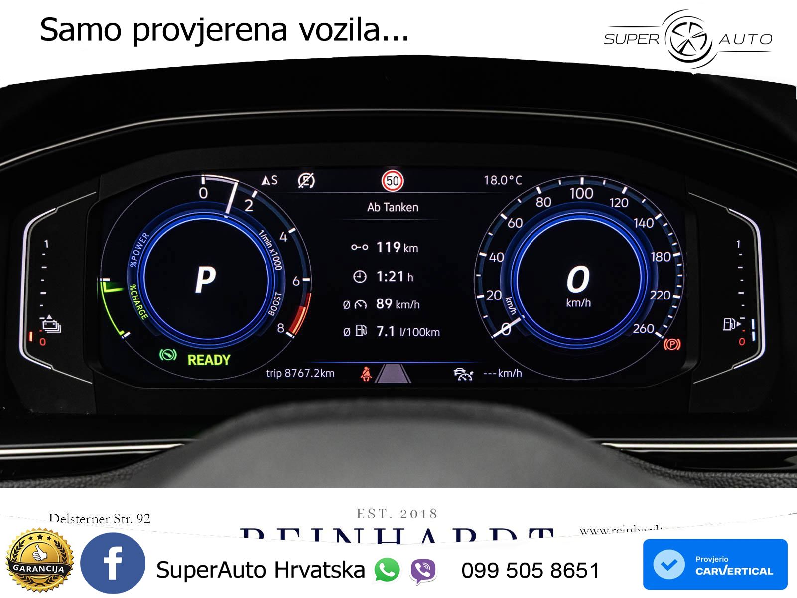 Volkswagen Passat Variant GTE 1.4 TSI (218 KS) DSG LED+GR SJED+ACC