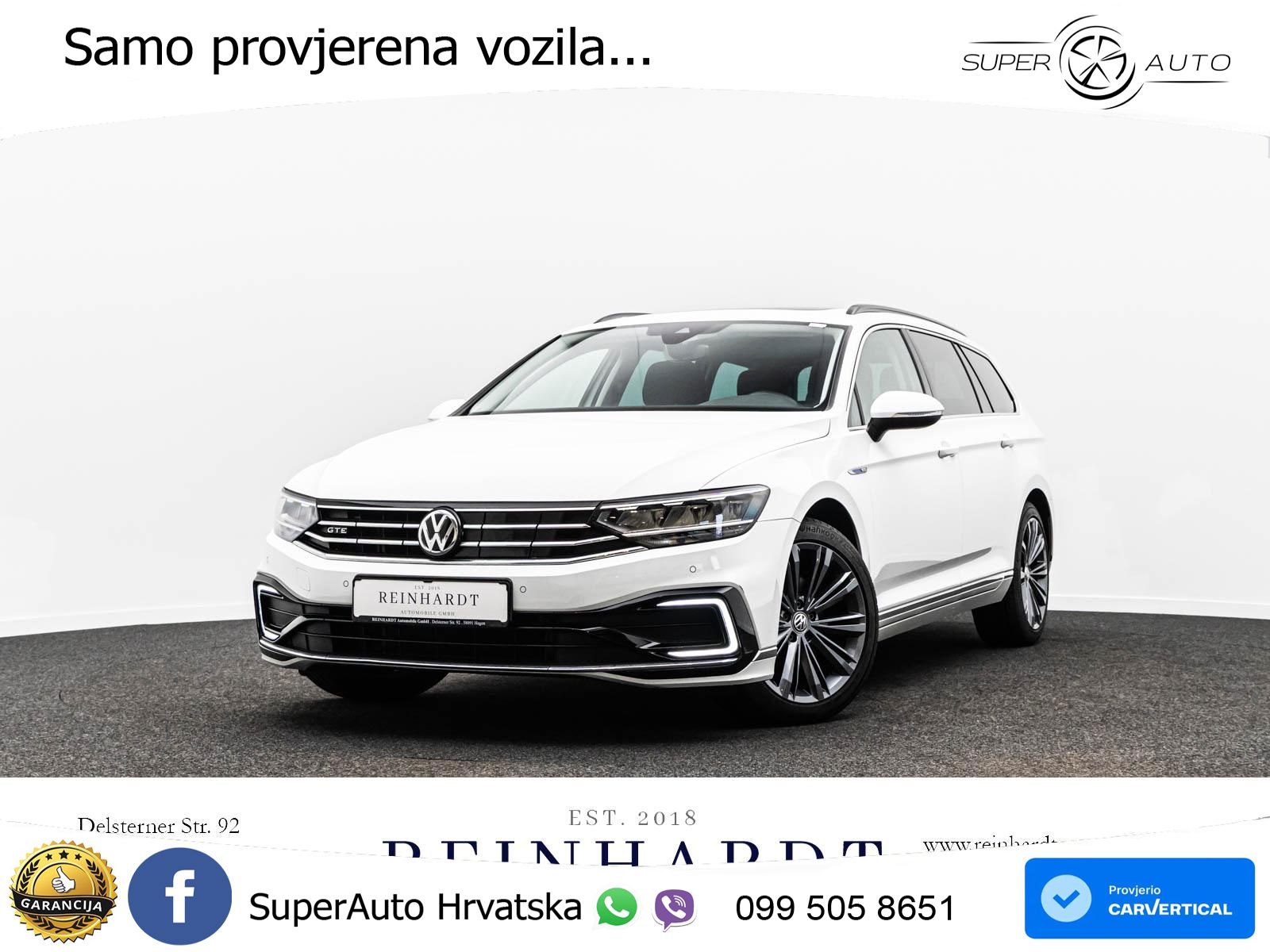 Volkswagen Passat Variant GTE 1.4 TSI (218 KS) DSG LED+GR SJED+ACC