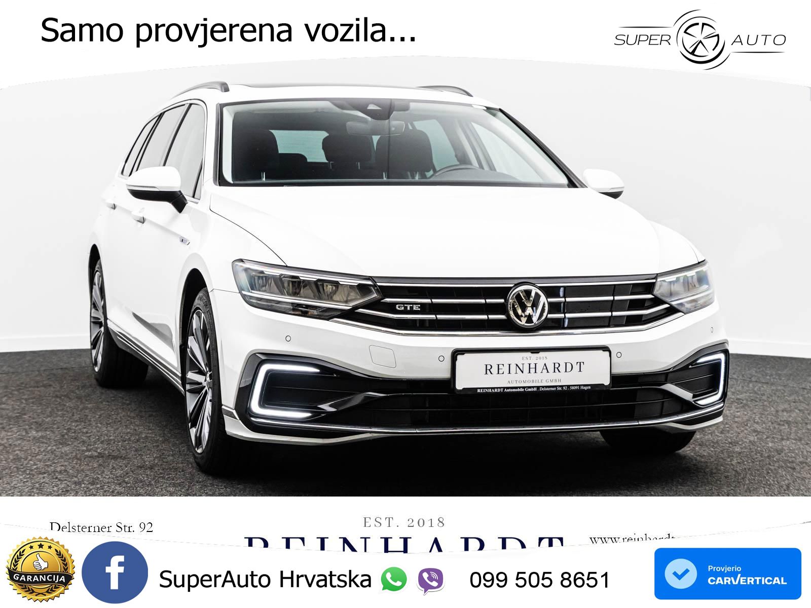 Volkswagen Passat Variant GTE 1.4 TSI (218 KS) DSG LED+GR SJED+ACC