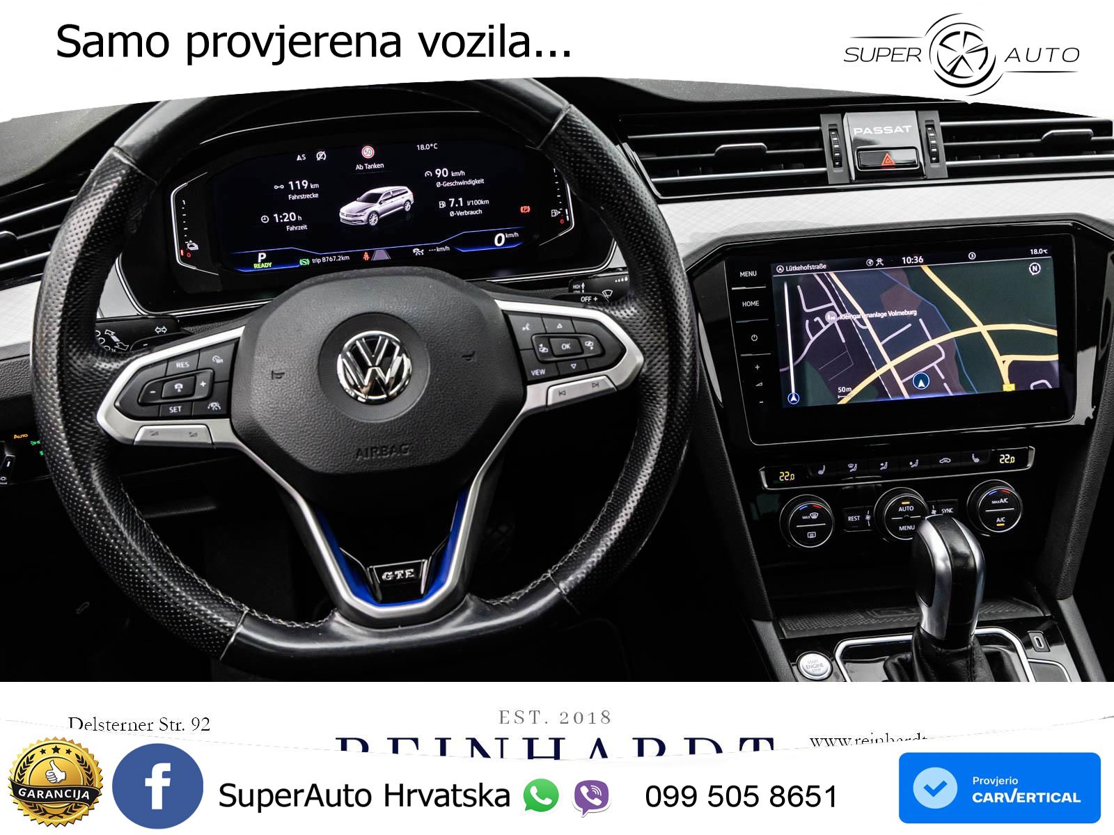 Volkswagen Passat Variant GTE 1.4 TSI (218 KS) DSG LED+GR SJED+ACC