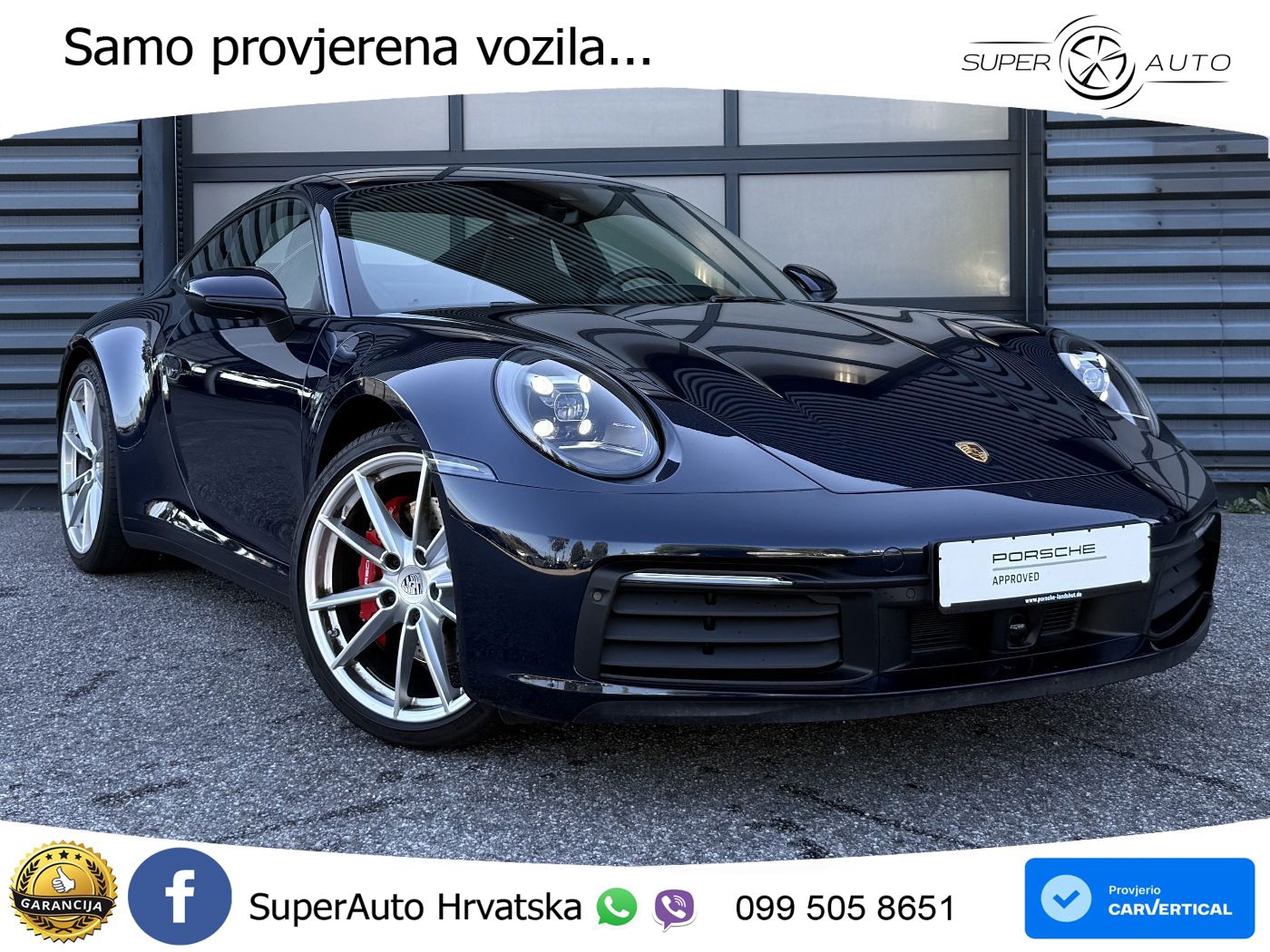 Porsche 911 Carrera S 3.0 (450 KS) PDK LED+GR SJED+ACC