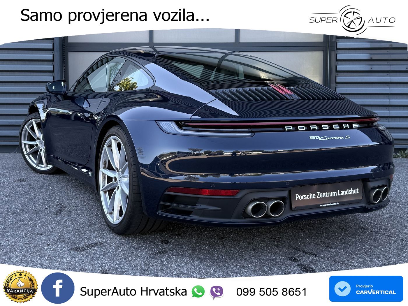 Porsche 911 Carrera S 3.0 (450 KS) PDK LED+GR SJED+ACC