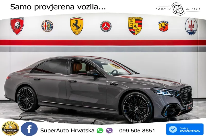 Mercedes S 450d (367 KS) EQ Boost 4MATIC 9G-TRONIC AMG LED+GR SJED+ACC