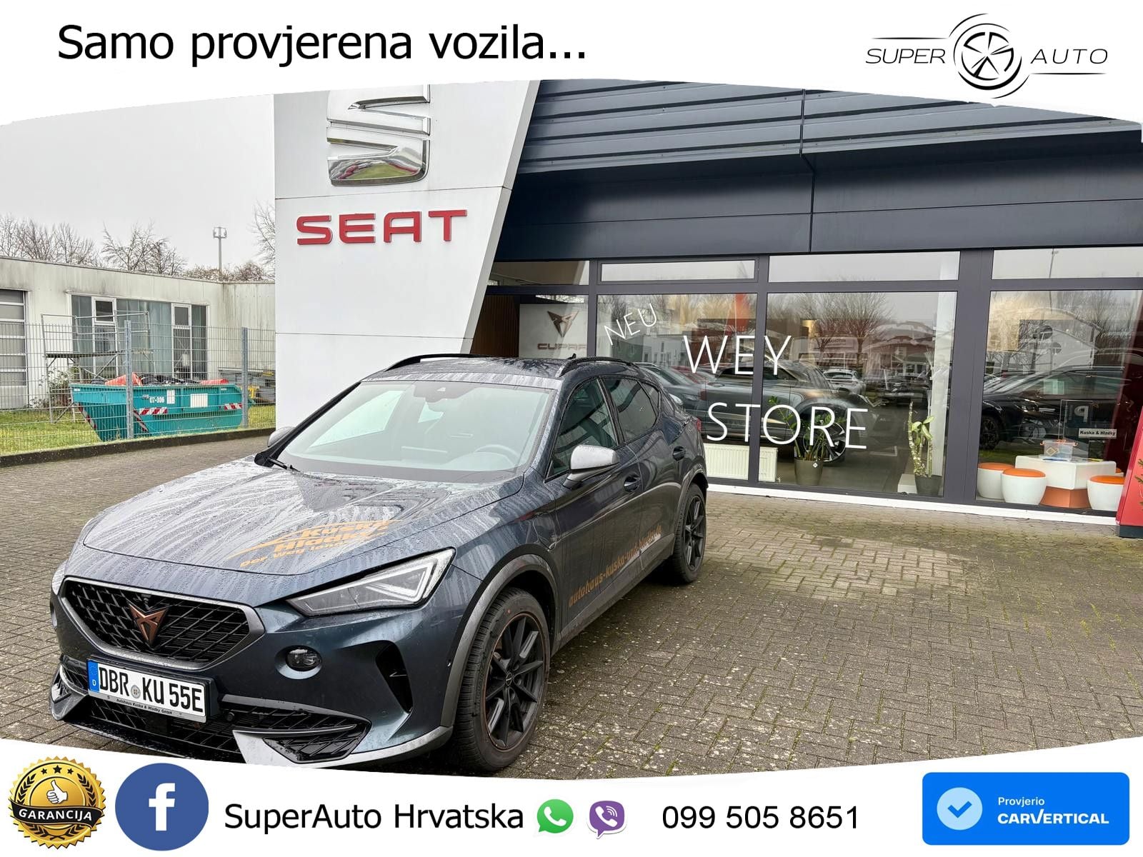 Cupra Formentor 1.4 TSI (245 KS) e-Hybrid DSG VZ LED+GR SJED+ACC