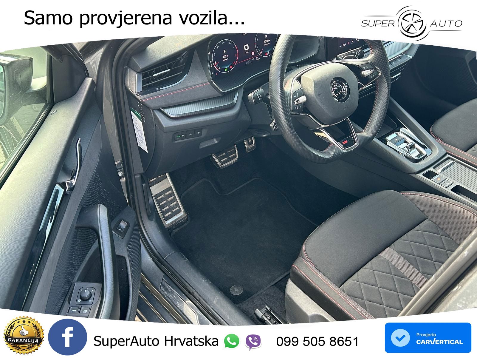 Škoda Octavia Combi RS 2.0 TSI (245 KS) DSG LED+GR SJED+ACC