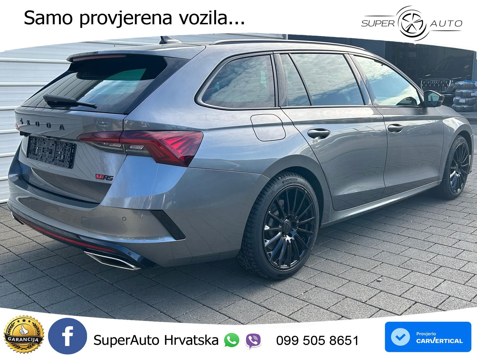 Škoda Octavia Combi RS 2.0 TSI (245 KS) DSG LED+GR SJED+ACC