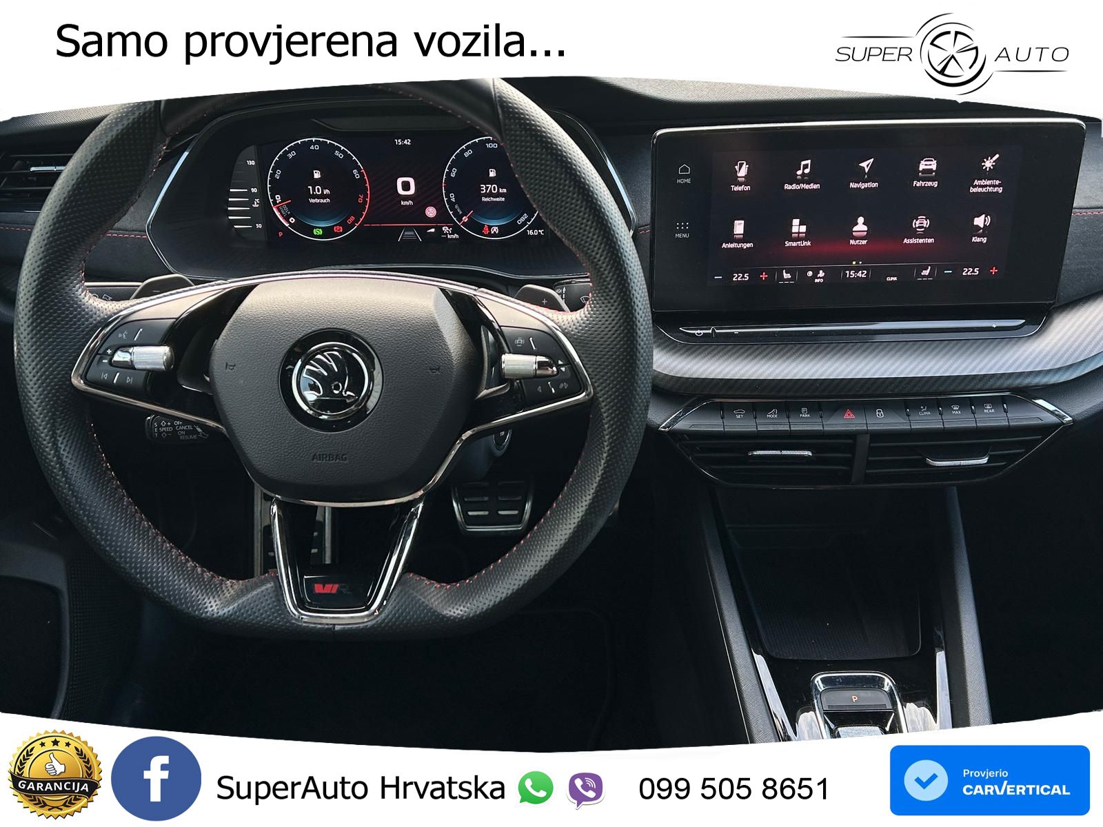 Škoda Octavia Combi RS 2.0 TSI (245 KS) DSG LED+GR SJED+ACC