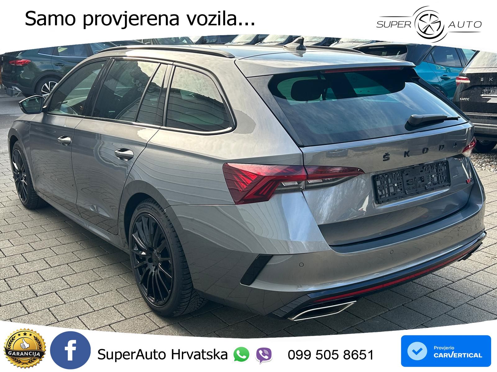 Škoda Octavia Combi RS 2.0 TSI (245 KS) DSG LED+GR SJED+ACC