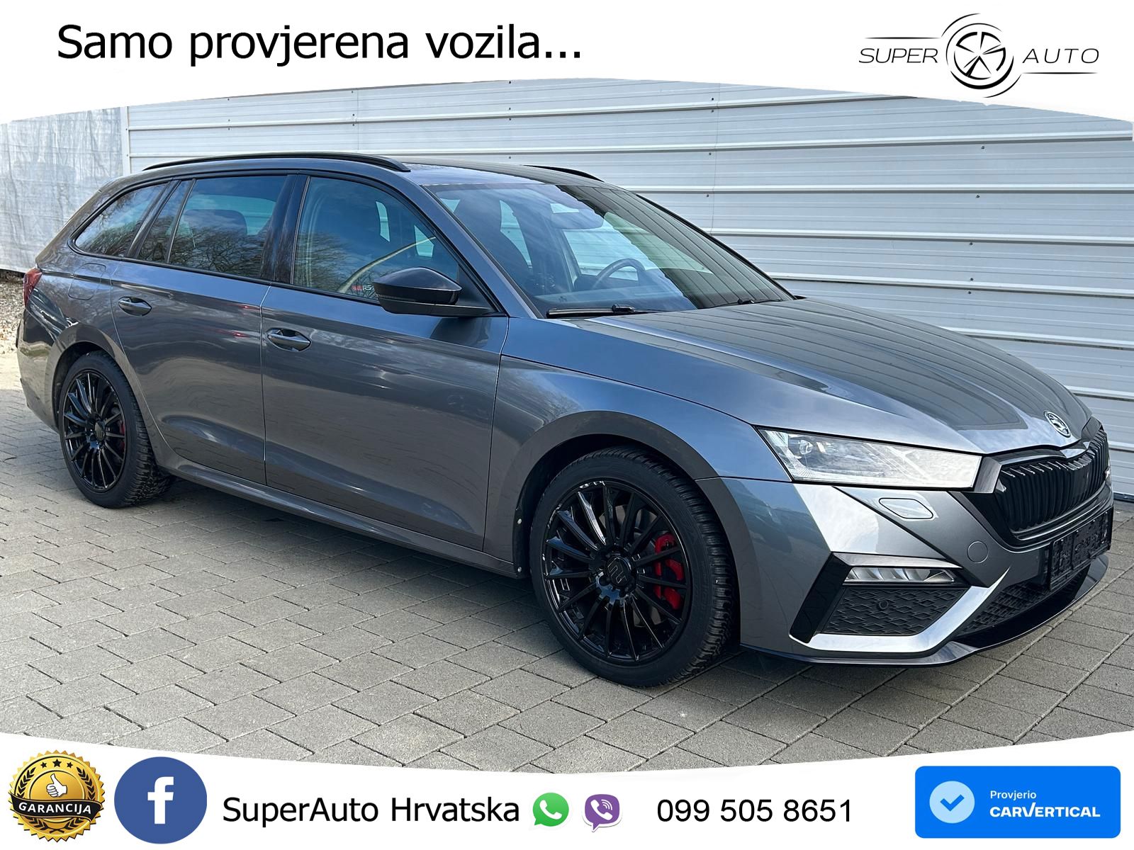Škoda Octavia Combi RS 2.0 TSI (245 KS) DSG LED+GR SJED+ACC