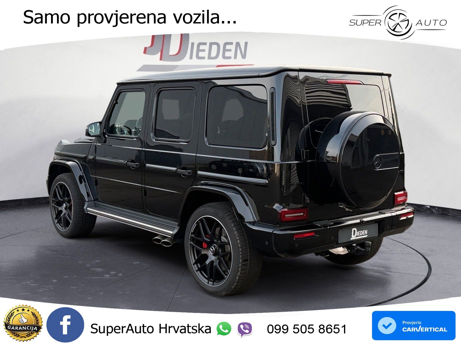 Mercedes AMG G 63 Long V8 (585 KS) 4MATIC 9G-TRONIC AMG SPEEDSHIFT TCT LED+GR SJED+ACC