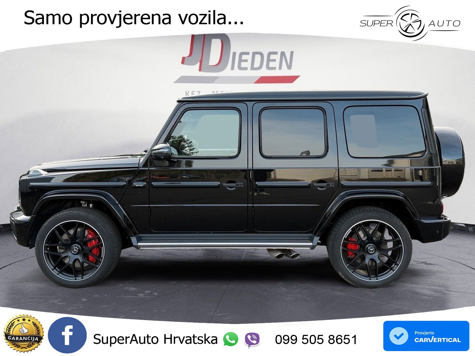 Mercedes AMG G 63 Long V8 (585 KS) 4MATIC 9G-TRONIC AMG SPEEDSHIFT TCT LED+GR SJED+ACC