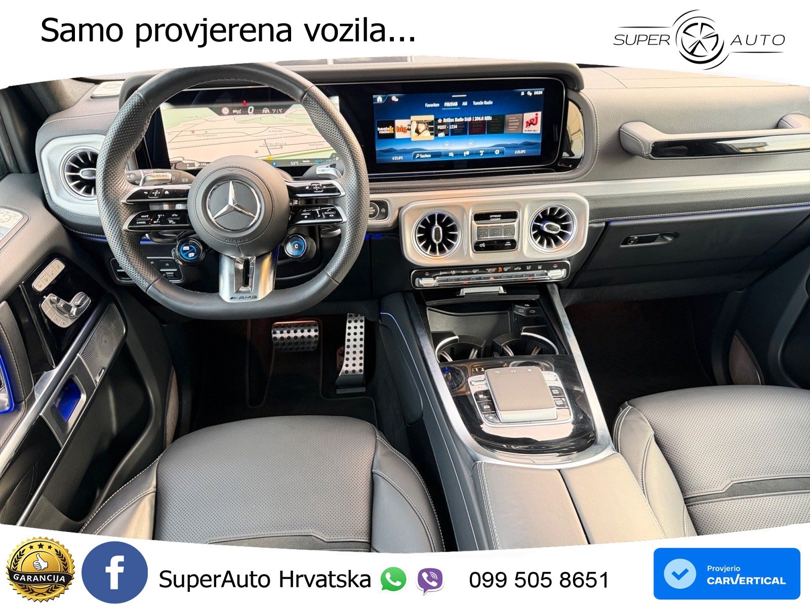 Mercedes AMG G 63 Long V8 (585 KS) 4MATIC 9G-TRONIC AMG SPEEDSHIFT TCT LED+GR SJED+ACC