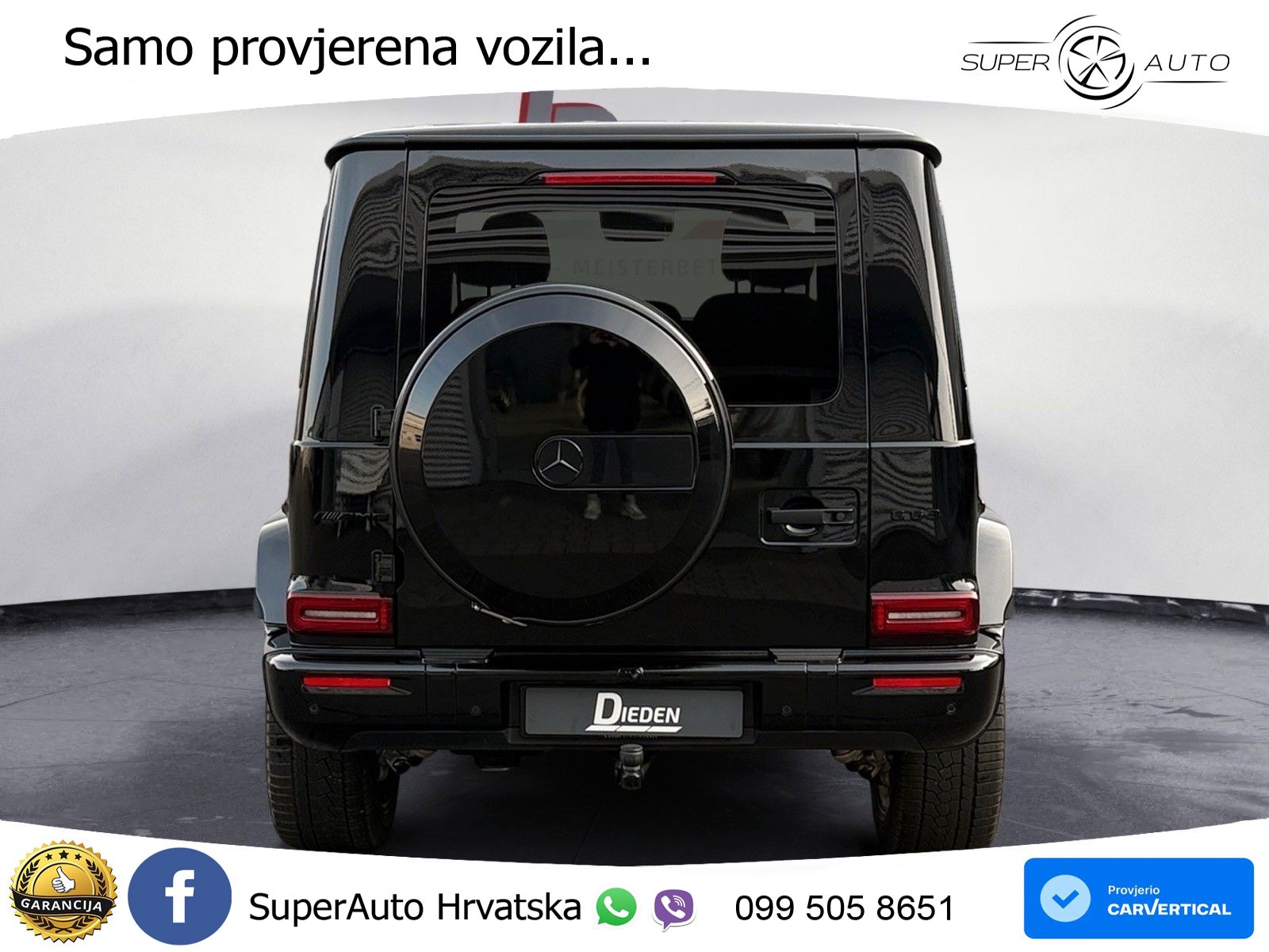 Mercedes AMG G 63 Long V8 (585 KS) 4MATIC 9G-TRONIC AMG SPEEDSHIFT TCT LED+GR SJED+ACC