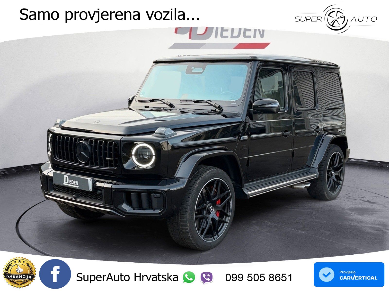 Mercedes AMG G 63 Long V8 (585 KS) 4MATIC 9G-TRONIC AMG SPEEDSHIFT TCT LED+GR SJED+ACC