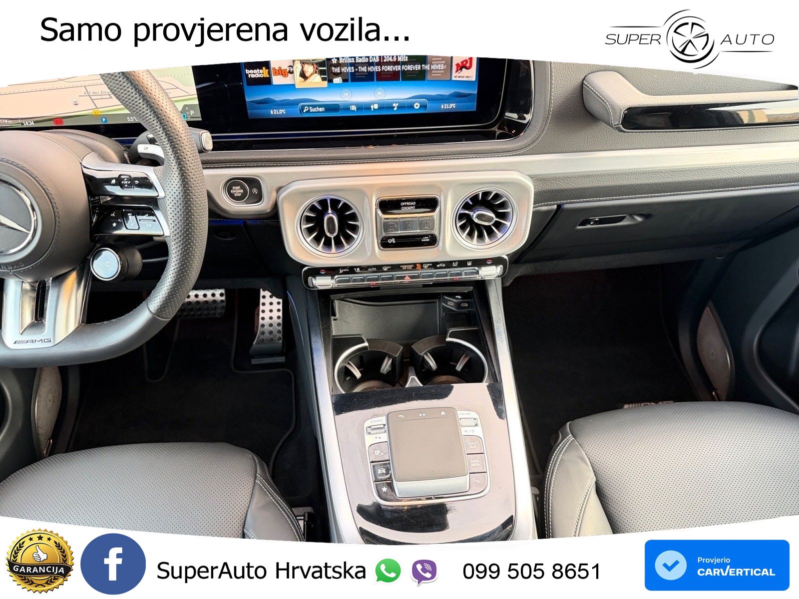 Mercedes AMG G 63 Long V8 (585 KS) 4MATIC 9G-TRONIC AMG SPEEDSHIFT TCT LED+GR SJED+ACC