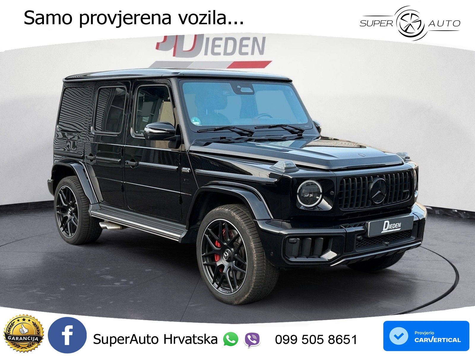 Mercedes AMG G 63 Long V8 (585 KS) 4MATIC 9G-TRONIC AMG SPEEDSHIFT TCT LED+GR SJED+ACC