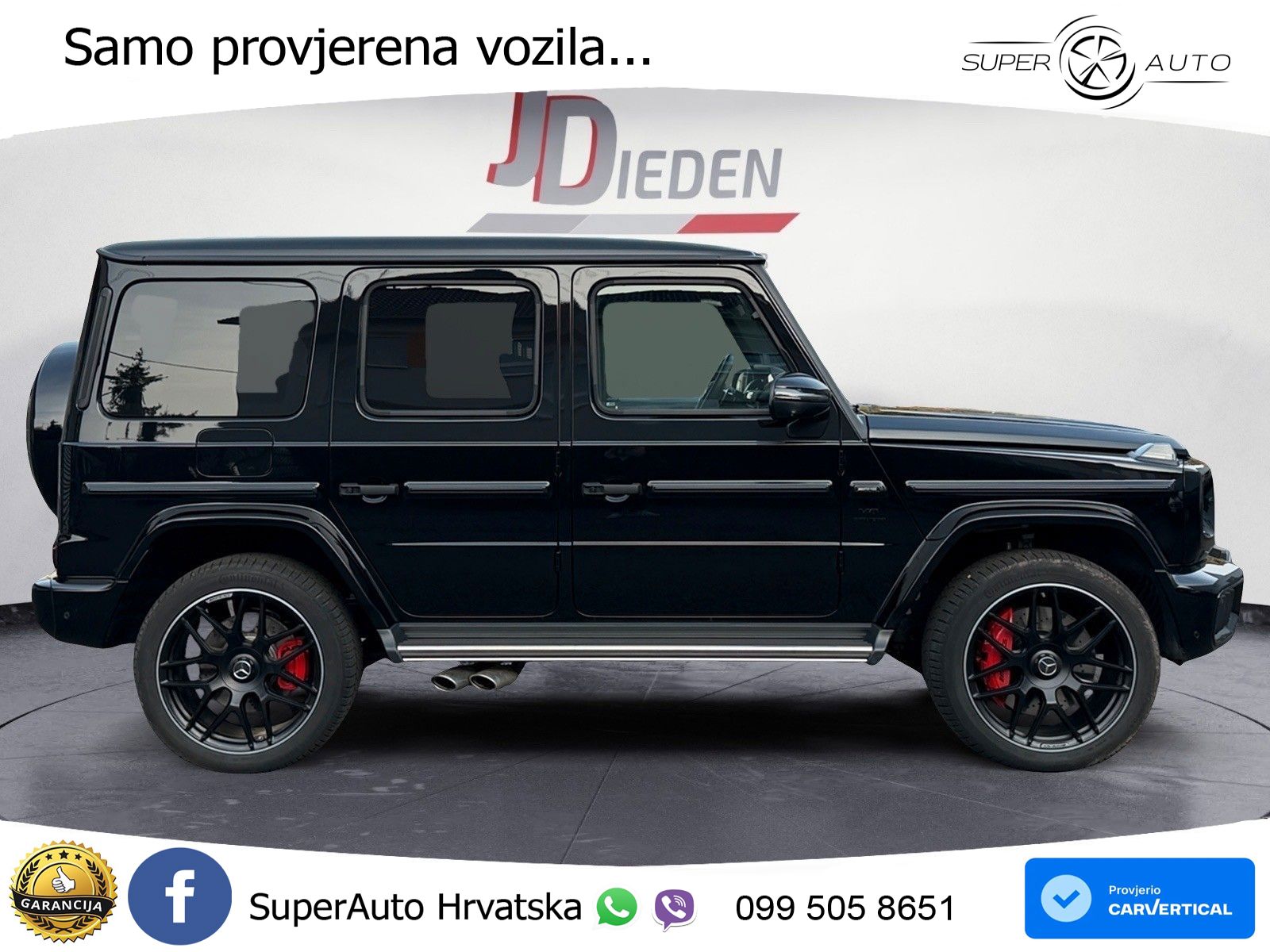 Mercedes AMG G 63 Long V8 (585 KS) 4MATIC 9G-TRONIC AMG SPEEDSHIFT TCT LED+GR SJED+ACC