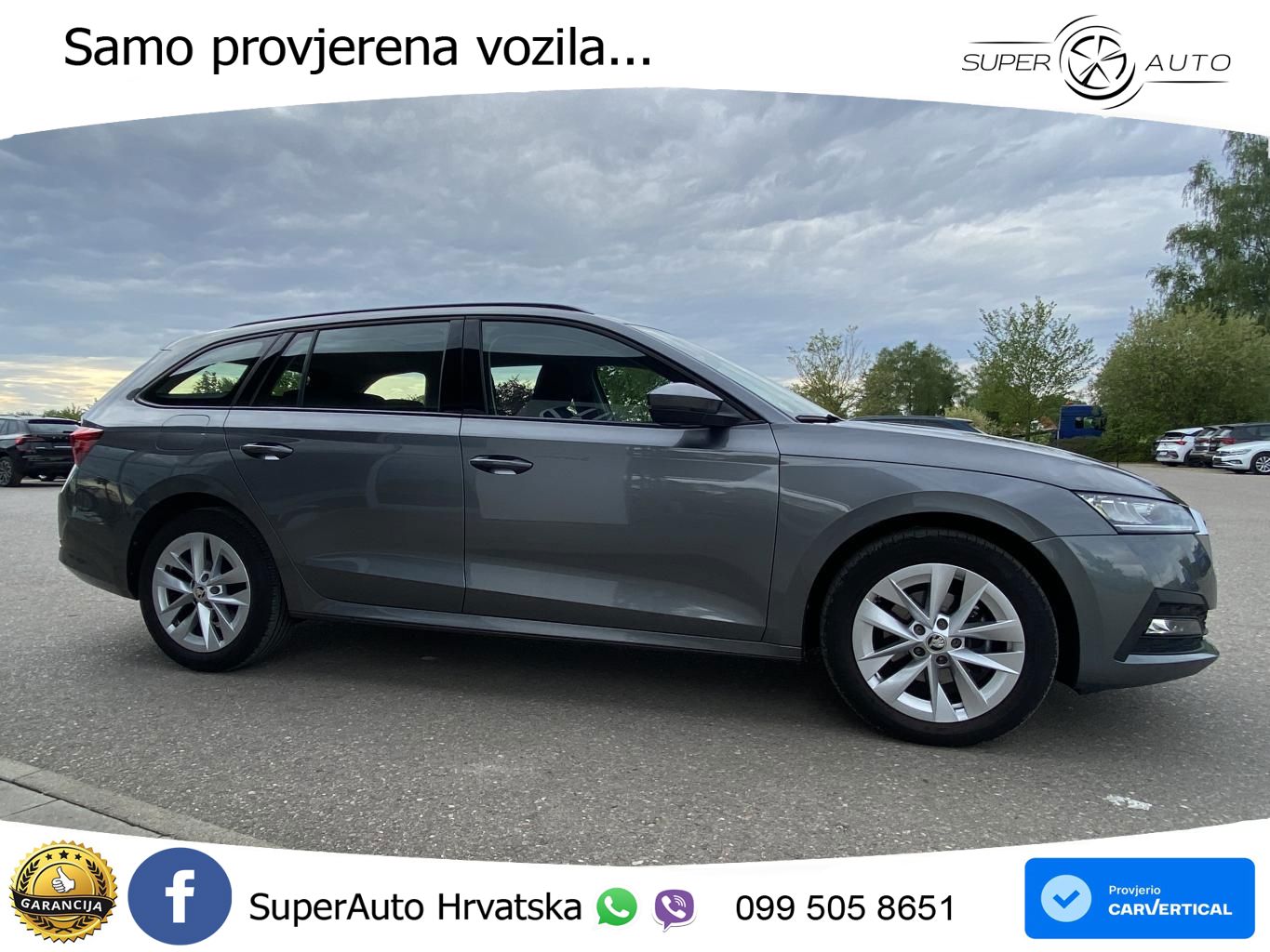 Škoda Octavia Combi 2.0 TDI (150 KS) DSG LED+GR SJED+ACC
