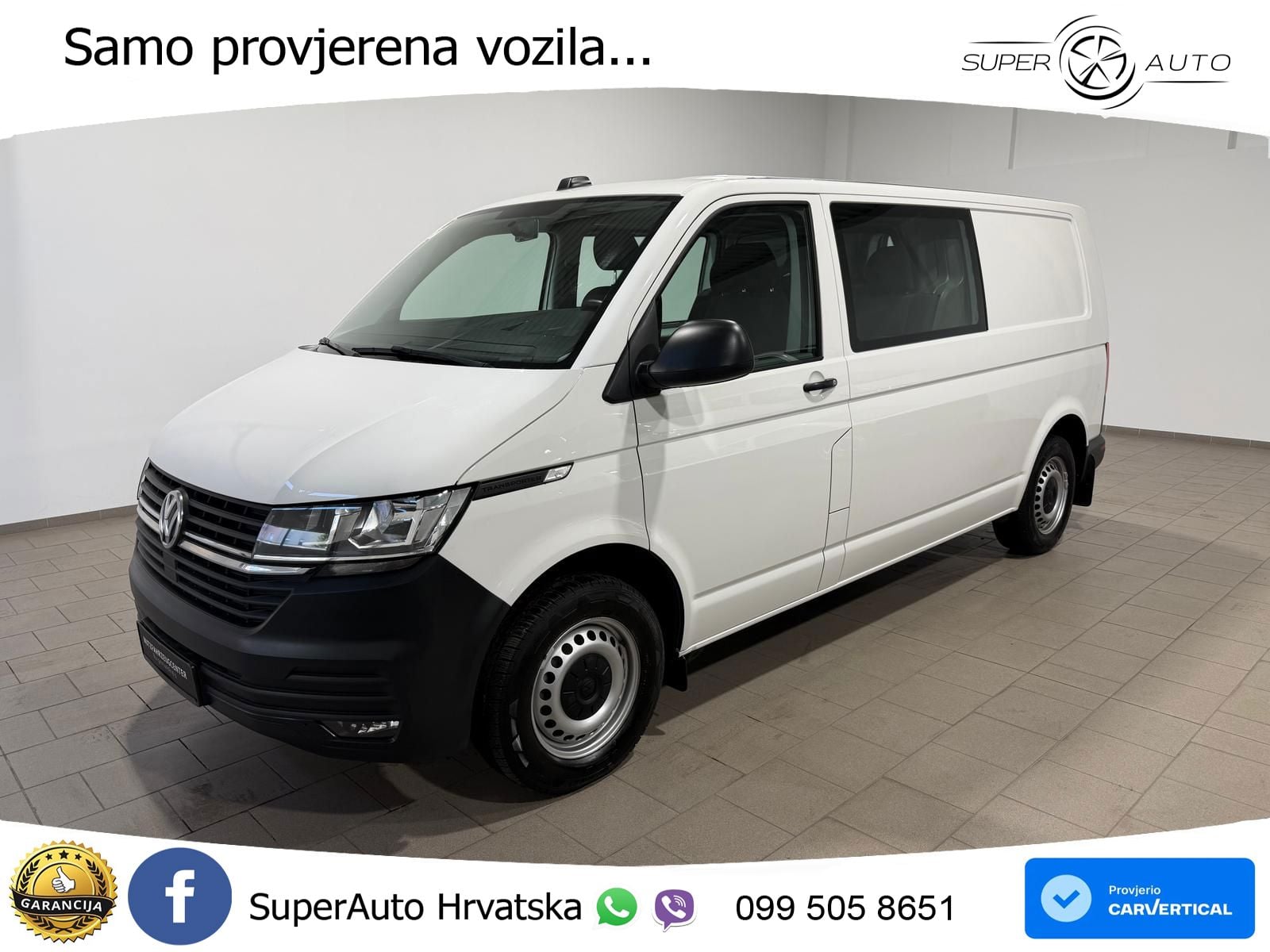 Volkswagen T6.1 Transporter-Doka(5-Si.),4Motion,lang,Standh 150 KS