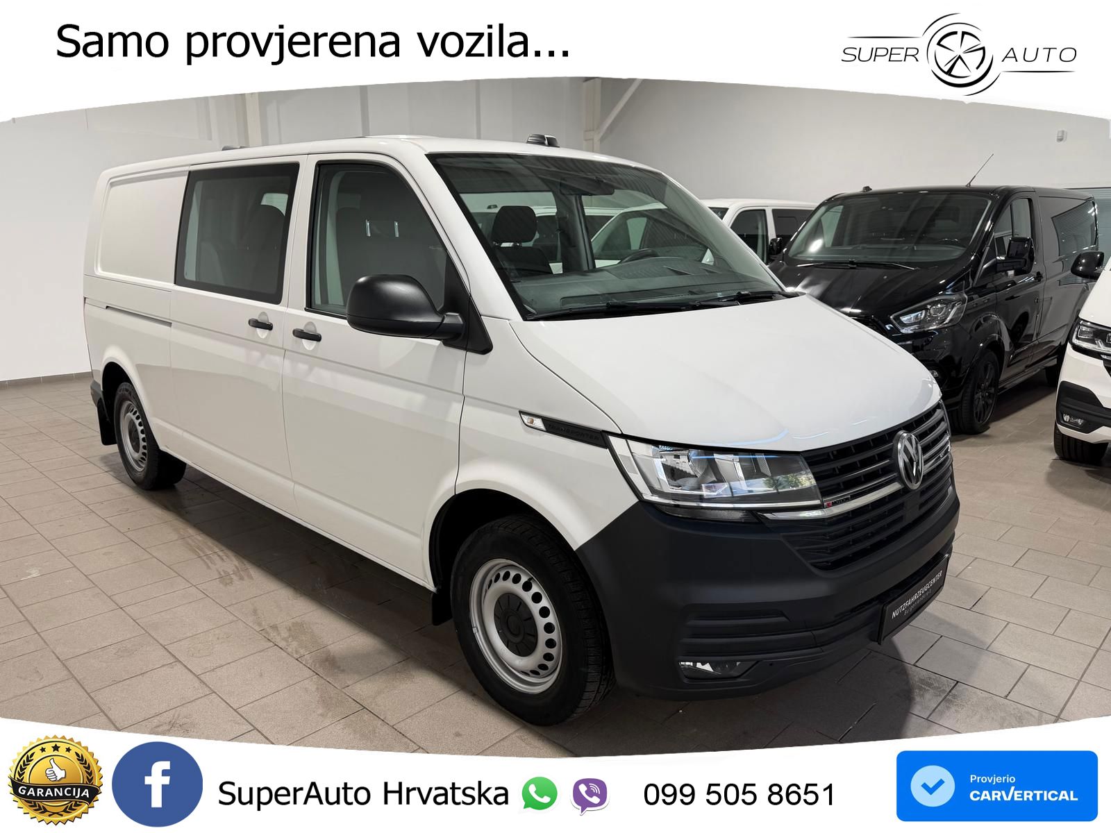 Volkswagen T6.1 Transporter-Doka(5-Si.),4Motion,lang,Standh 150 KS