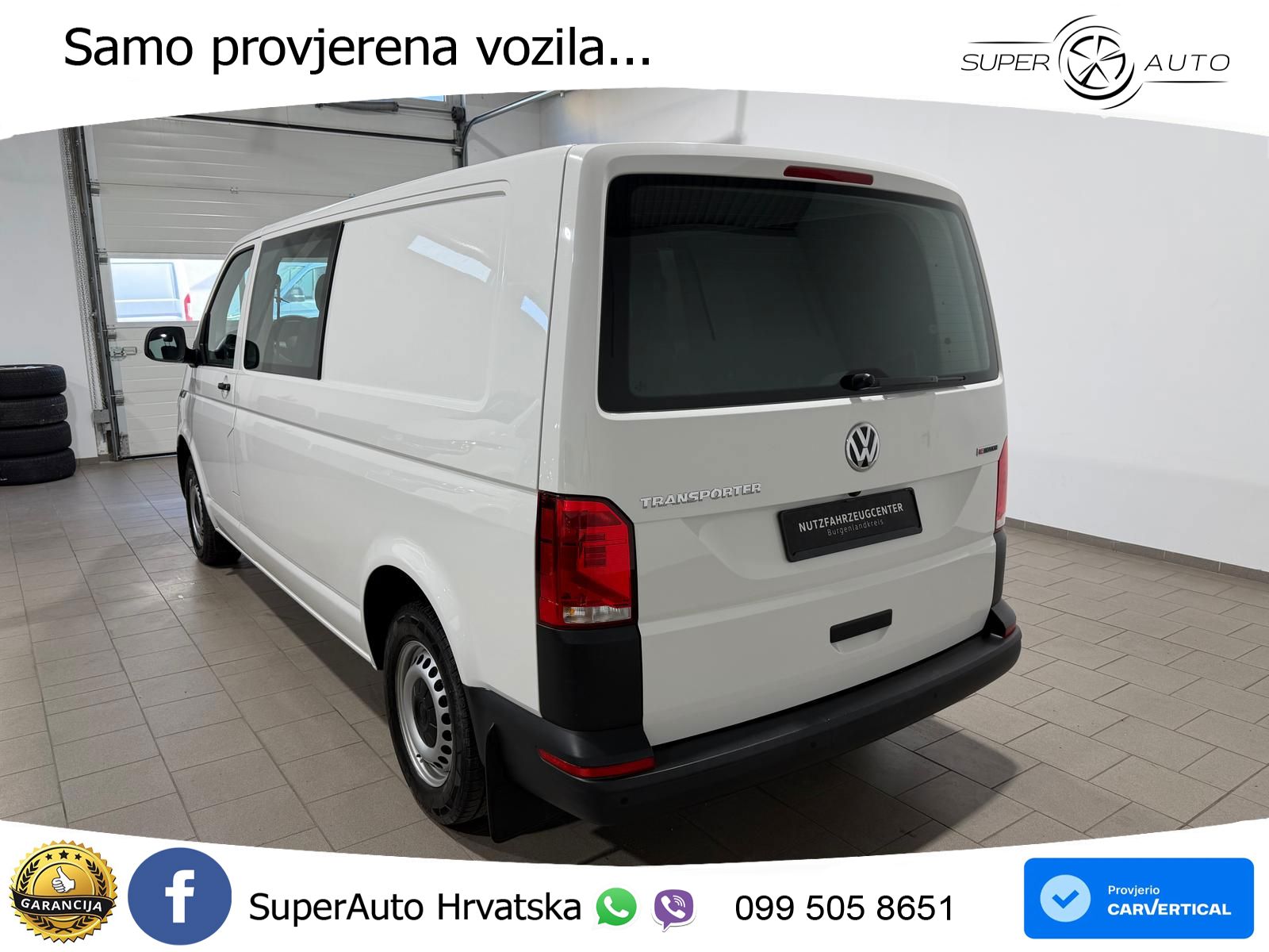 Volkswagen T6.1 Transporter-Doka(5-Si.),4Motion,lang,Standh 150 KS