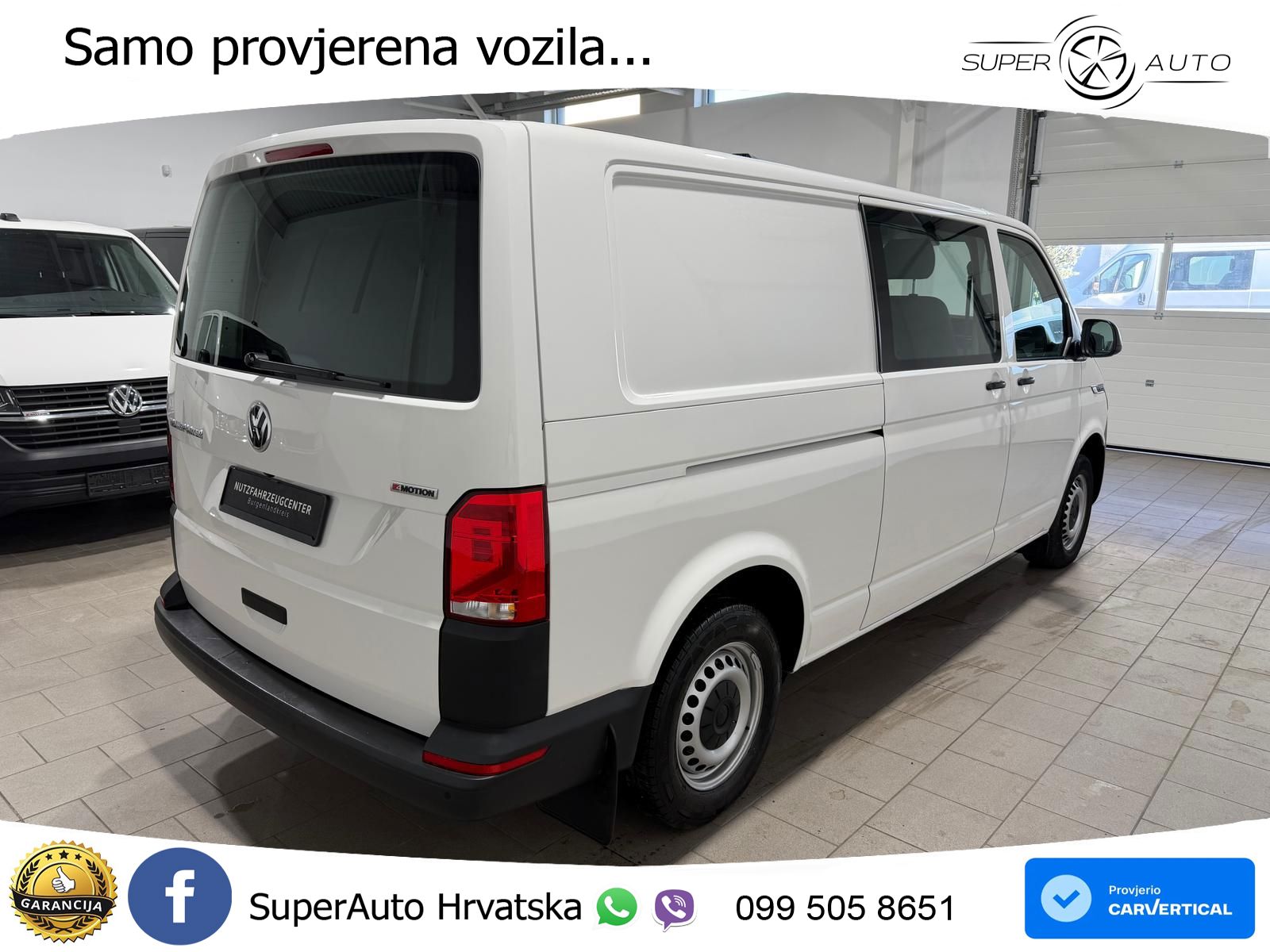 Volkswagen T6.1 Transporter-Doka(5-Si.),4Motion,lang,Standh 150 KS
