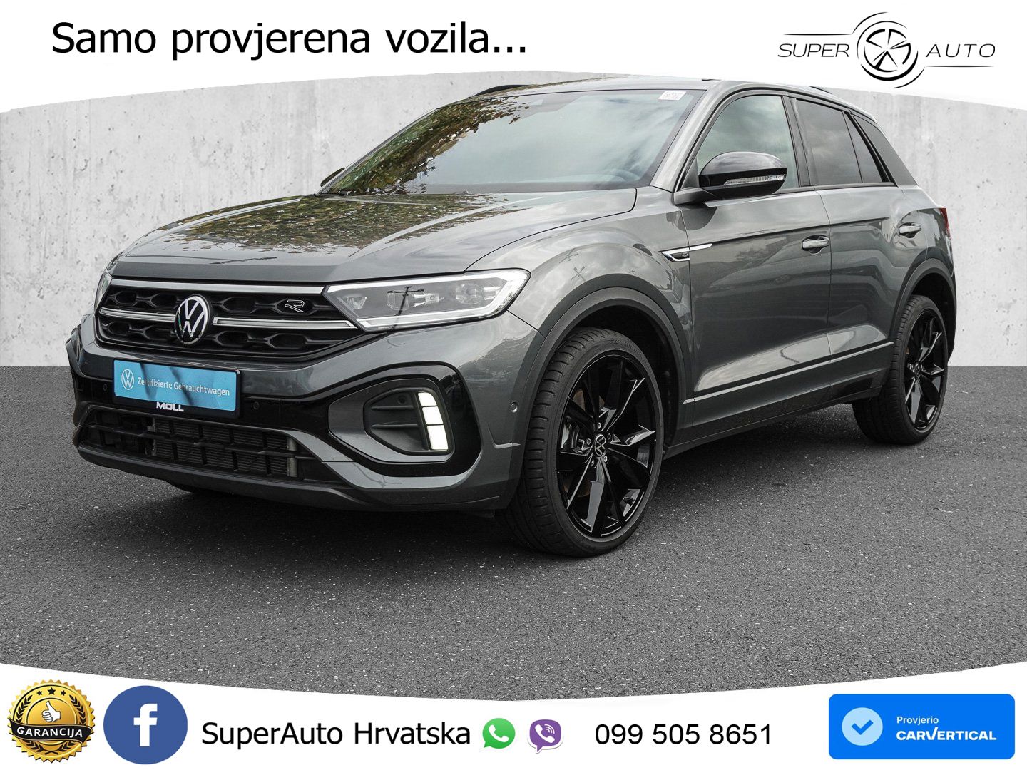 Volkswagen T-Roc 2.0 TSI (190 KS) 4M DSG R-Line LED+GR SJED+ACC
