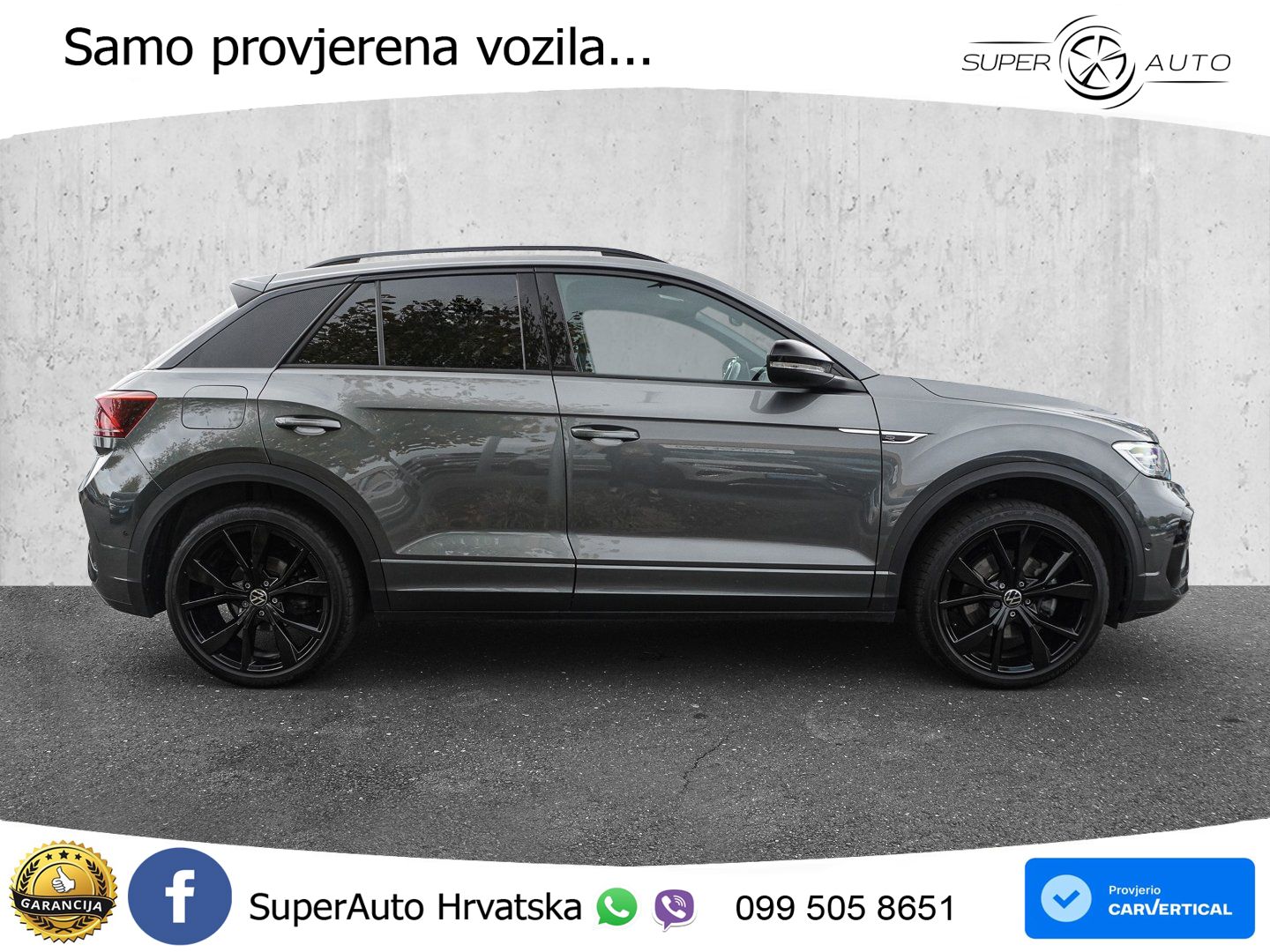 Volkswagen T-Roc 2.0 TSI (190 KS) 4M DSG R-Line LED+GR SJED+ACC