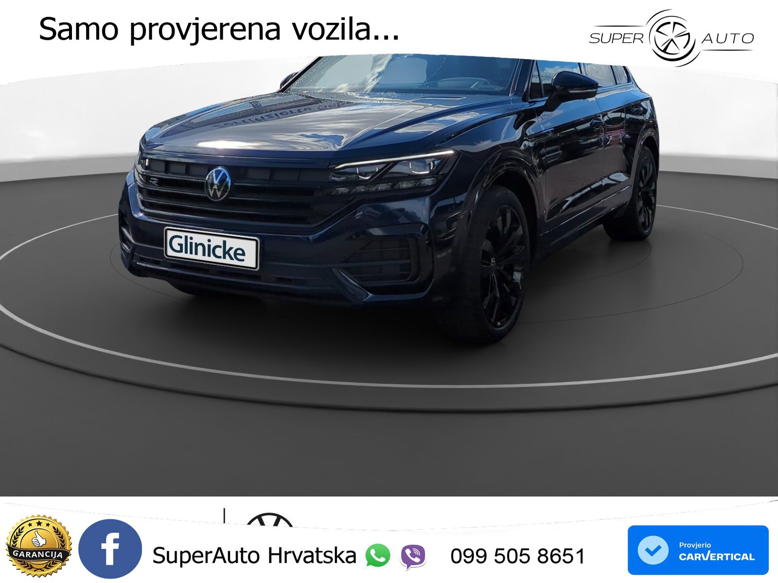 Volkswagen Touareg 3.0 V6 TDI (286 KS) 4MOTION Tiptronic R-Line ZRAČNI+ACC+GR SJED+KAM+PANO