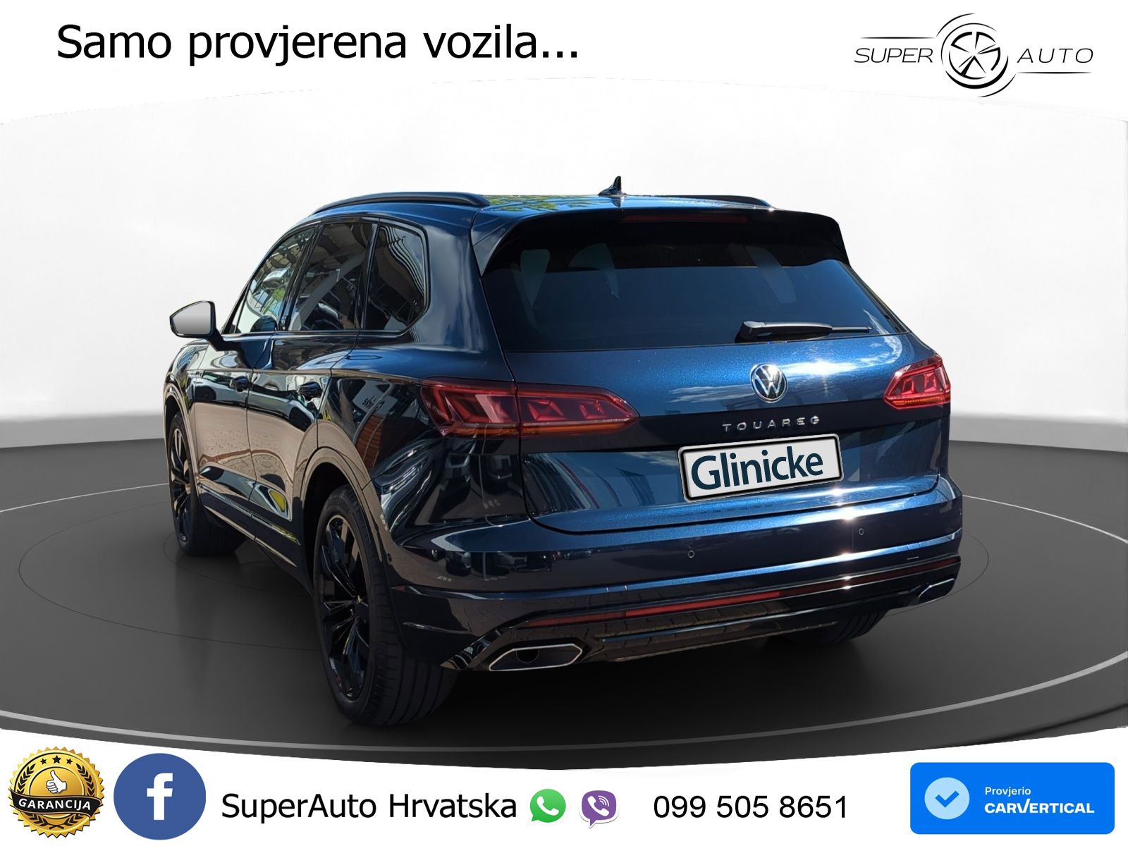 Volkswagen Touareg 3.0 V6 TDI (286 KS) 4MOTION Tiptronic R-Line ZRAČNI+ACC+GR SJED+KAM+PANO