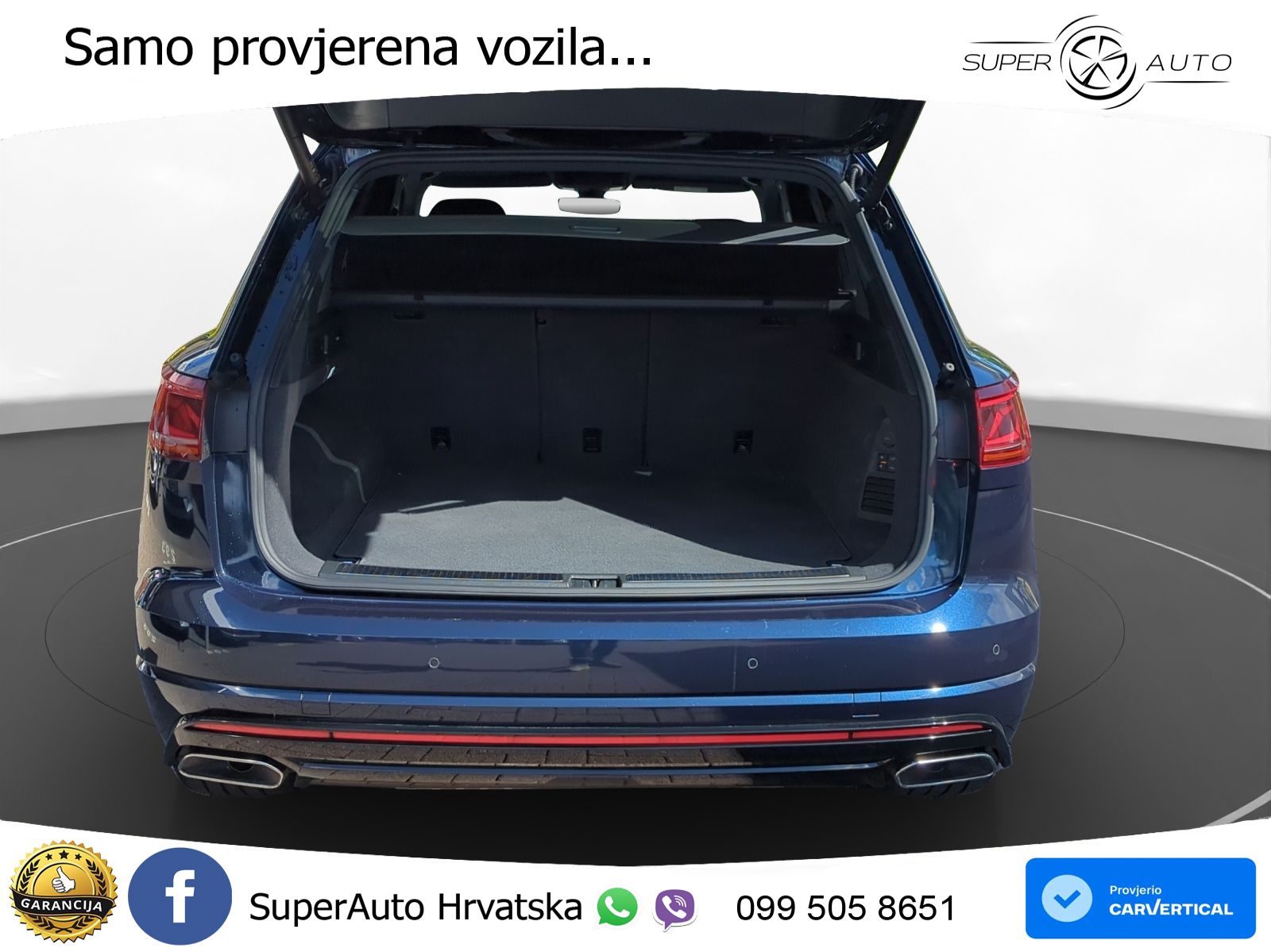 Volkswagen Touareg 3.0 V6 TDI (286 KS) 4MOTION Tiptronic R-Line ZRAČNI+ACC+GR SJED+KAM+PANO