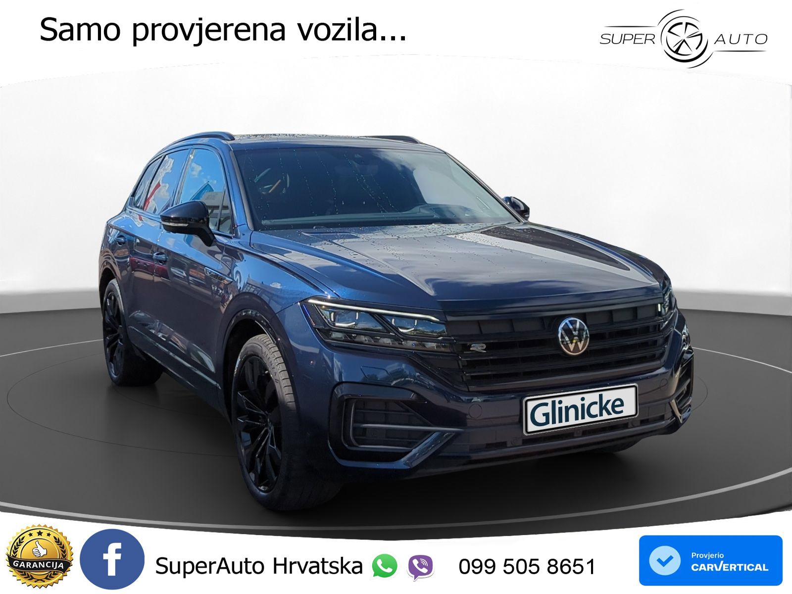 Volkswagen Touareg 3.0 V6 TDI (286 KS) 4MOTION Tiptronic R-Line ZRAČNI+ACC+GR SJED+KAM+PANO