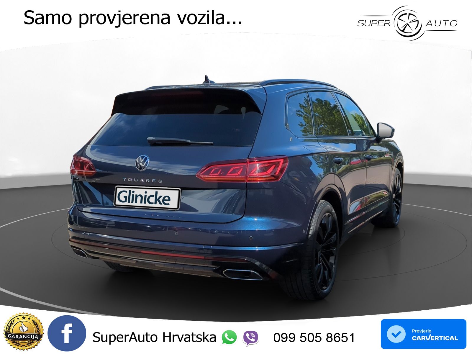 Volkswagen Touareg 3.0 V6 TDI (286 KS) 4MOTION Tiptronic R-Line ZRAČNI+ACC+GR SJED+KAM+PANO
