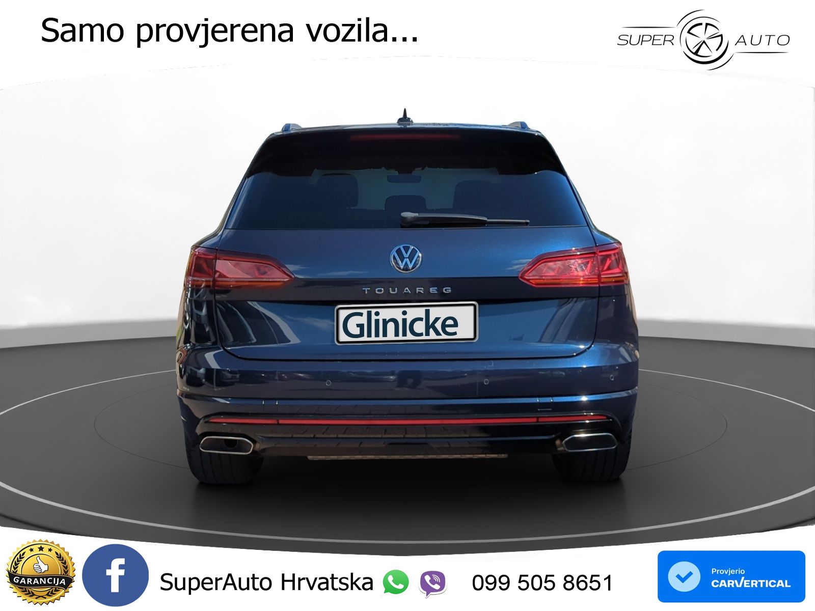 Volkswagen Touareg 3.0 V6 TDI (286 KS) 4MOTION Tiptronic R-Line ZRAČNI+ACC+GR SJED+KAM+PANO
