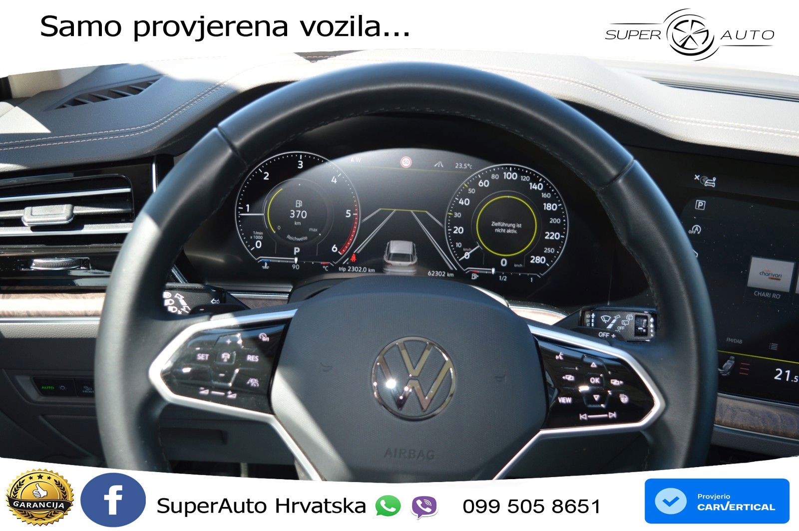 Volkswagen Touareg 3.0 V6 TDI (286 KS) 4MOTION Tiptronic LED+GR SJED+ACC