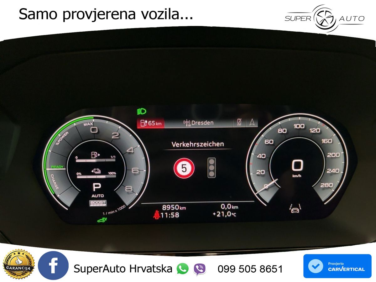 Audi A3 Sportback 40 TFSI e (204 KS) Plug-in Hybrid S tronic advanced LED+GR SJED+ACC