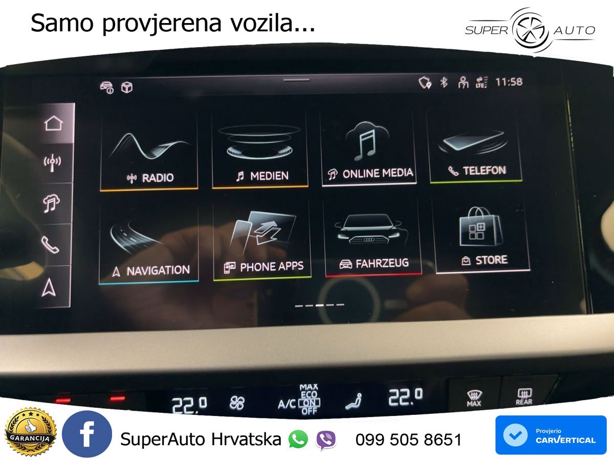 Audi A3 Sportback 40 TFSI e (204 KS) Plug-in Hybrid S tronic advanced LED+GR SJED+ACC