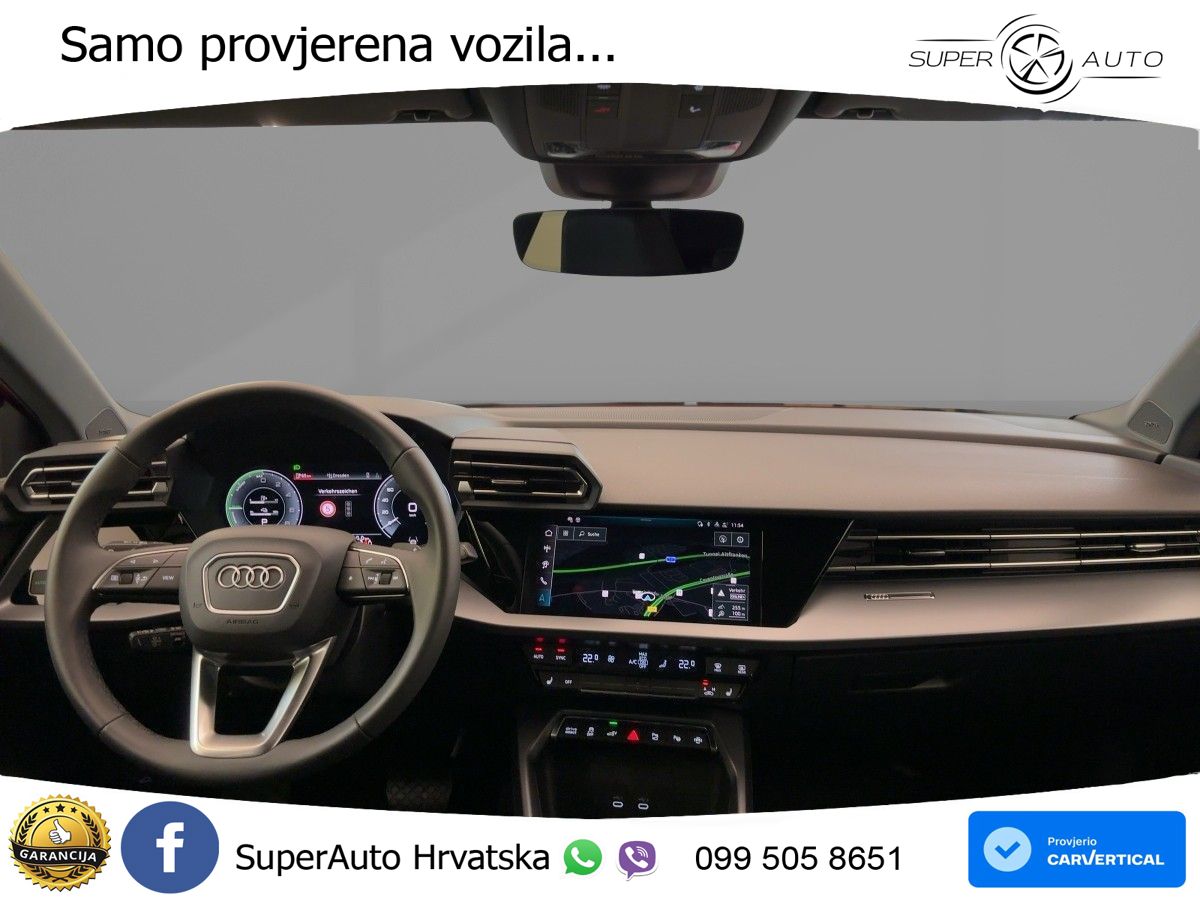 Audi A3 Sportback 40 TFSI e (204 KS) Plug-in Hybrid S tronic advanced LED+GR SJED+ACC