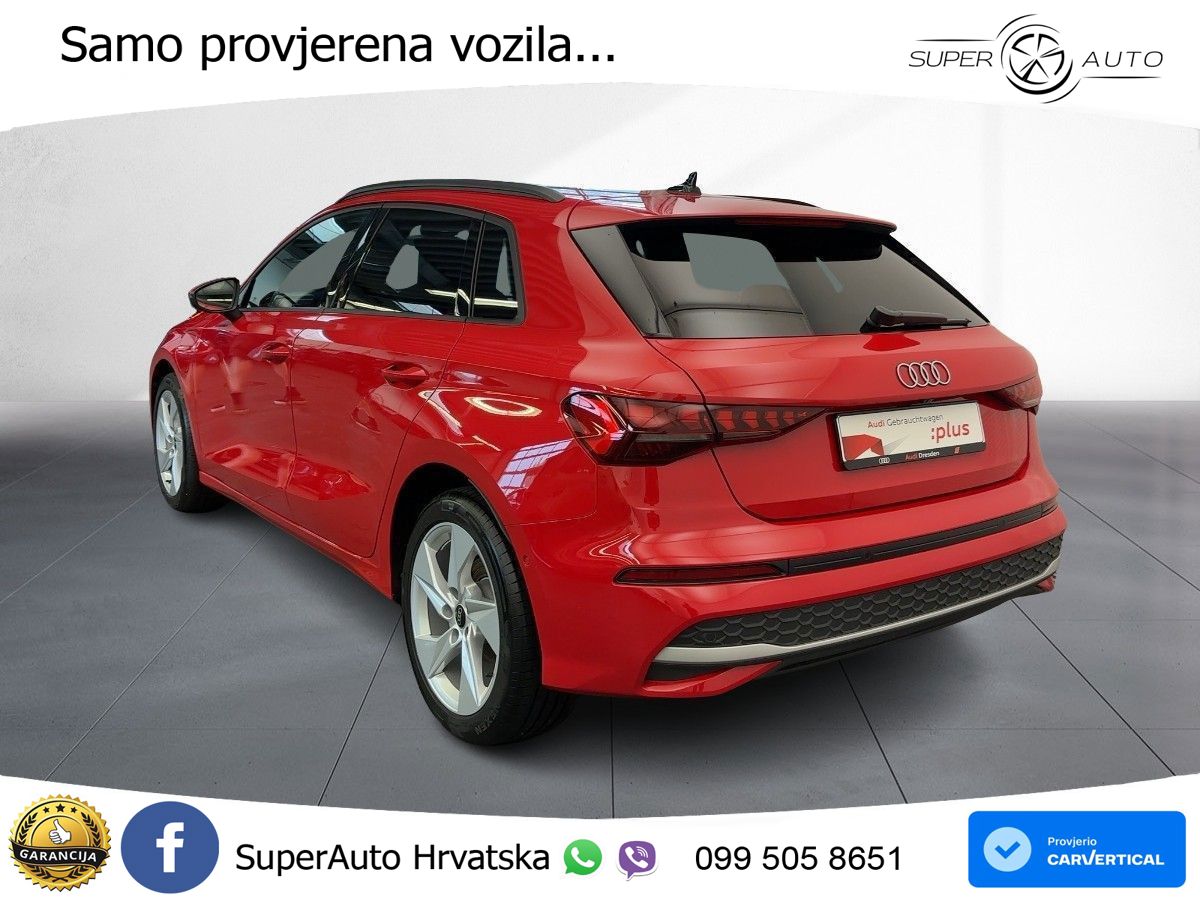Audi A3 Sportback 40 TFSI e (204 KS) Plug-in Hybrid S tronic advanced LED+GR SJED+ACC