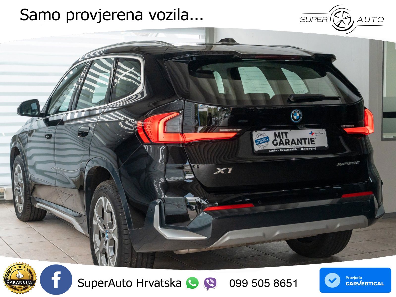 BMW X1 25e (245 KS) xDrive Steptronic xLine LED+GR SJED+ACC