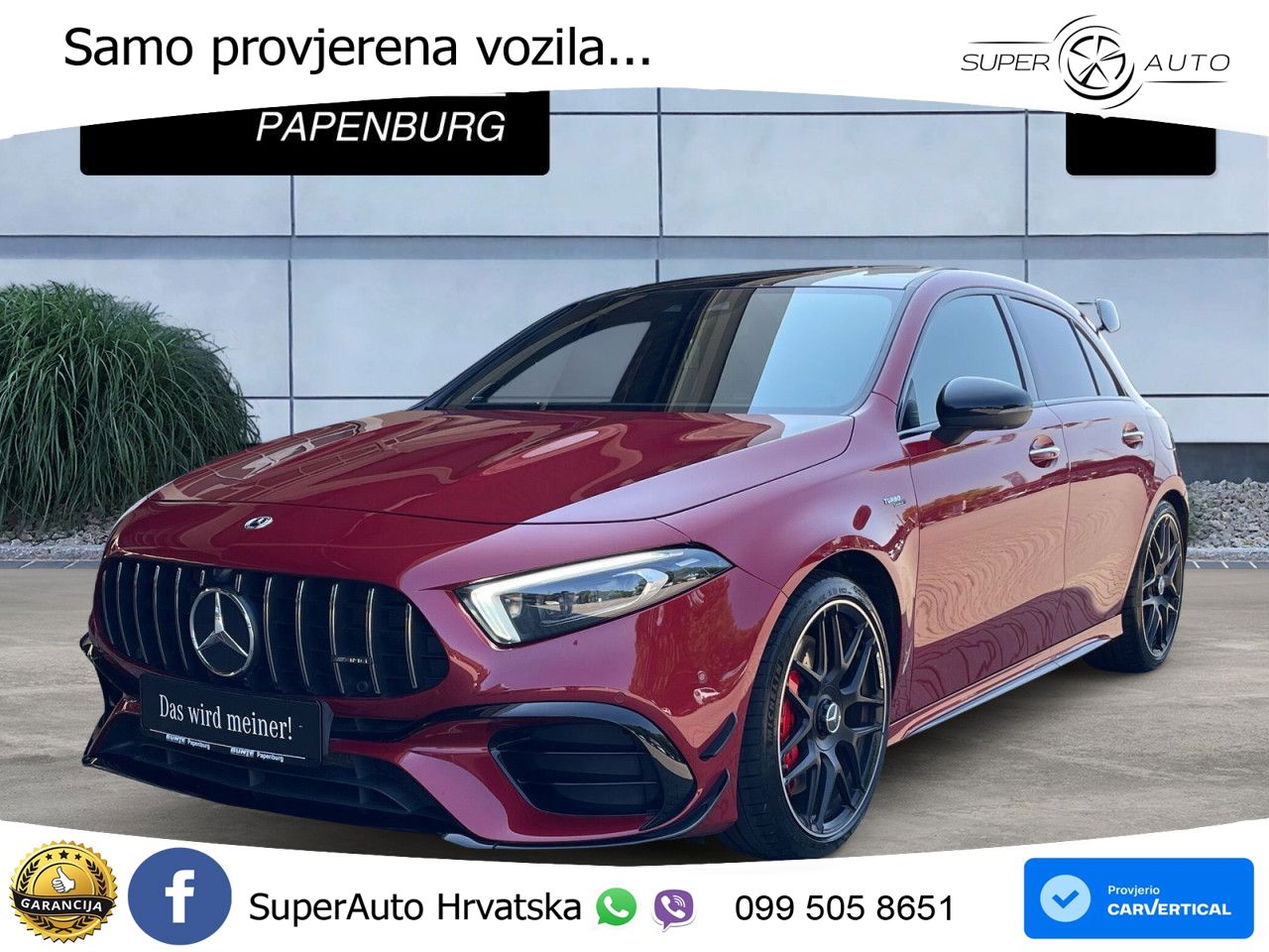 Mercedes-Benz AMG A 45 S 4MATIC+ AMG SPEEDSHIFT DCT 8G
