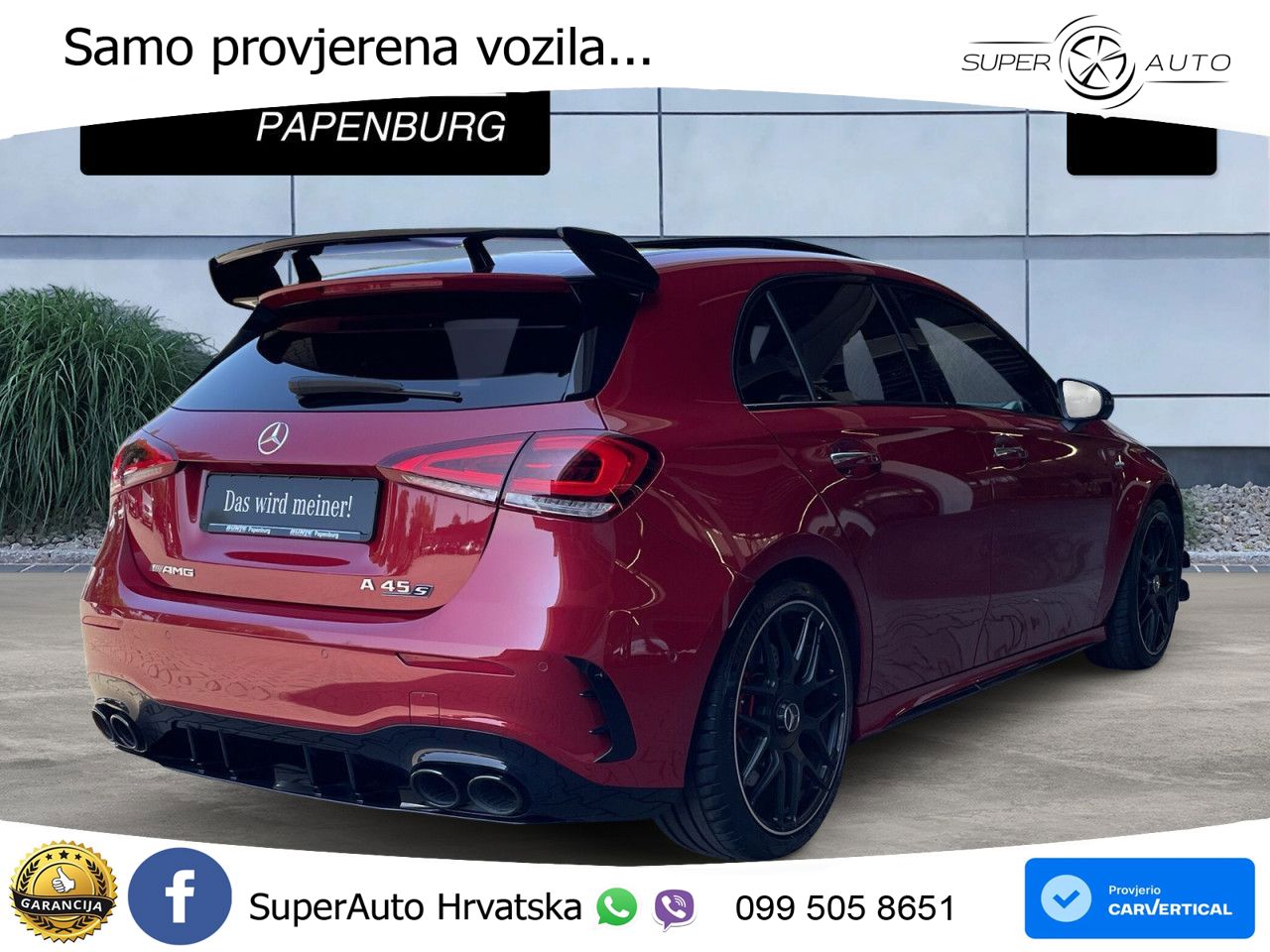 Mercedes-Benz AMG A 45 S 4MATIC+ AMG SPEEDSHIFT DCT 8G
