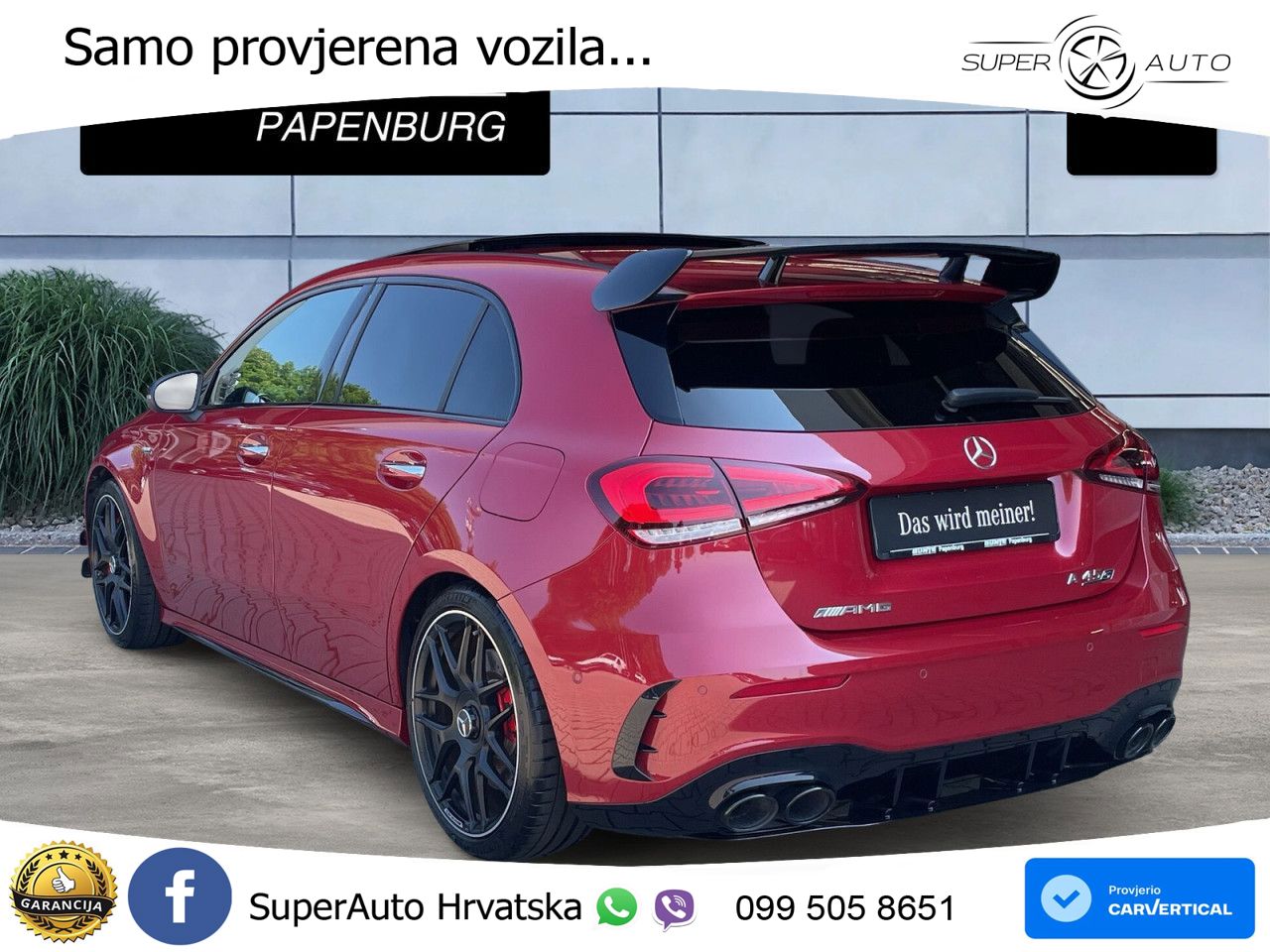 Mercedes-Benz AMG A 45 S 4MATIC+ AMG SPEEDSHIFT DCT 8G