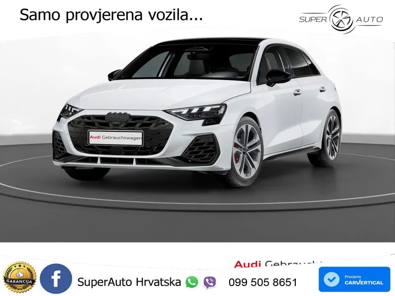 Audi S3 2.0 TFSI (333 KS) quattro S tronic LED+GR SJED+ACC