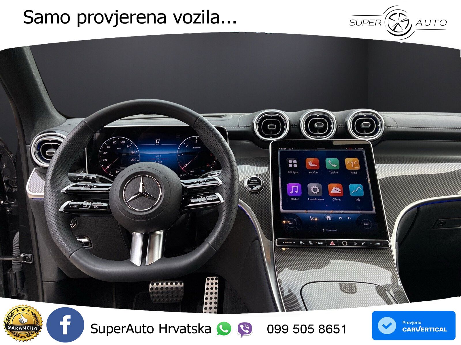 Mercedes GLC 450d (367 KS) 4MATIC 9G-TRONIC AMG ZRAČNI+ACC+GR SJED+KAM+PANO