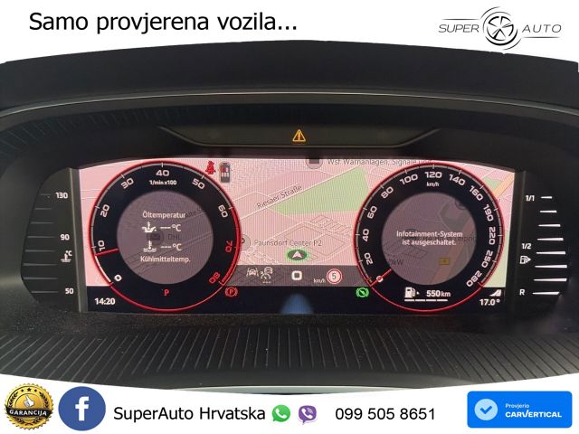 Škoda Octavia Combi RS 2.0 TSI (265 KS) DSG MATRIX+GR SJED+KAM