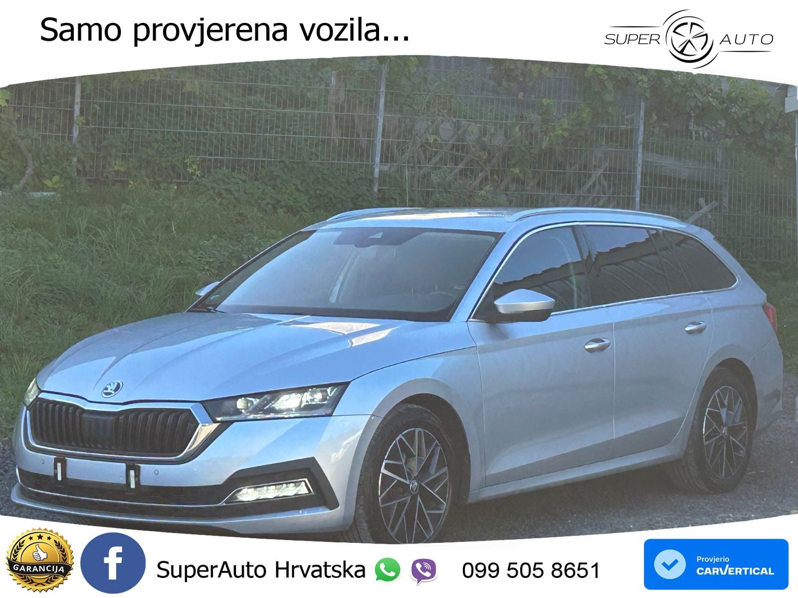 Škoda Octavia Combi 2.0 TDI (150 KS) DSG LED+GR SJED+ACC