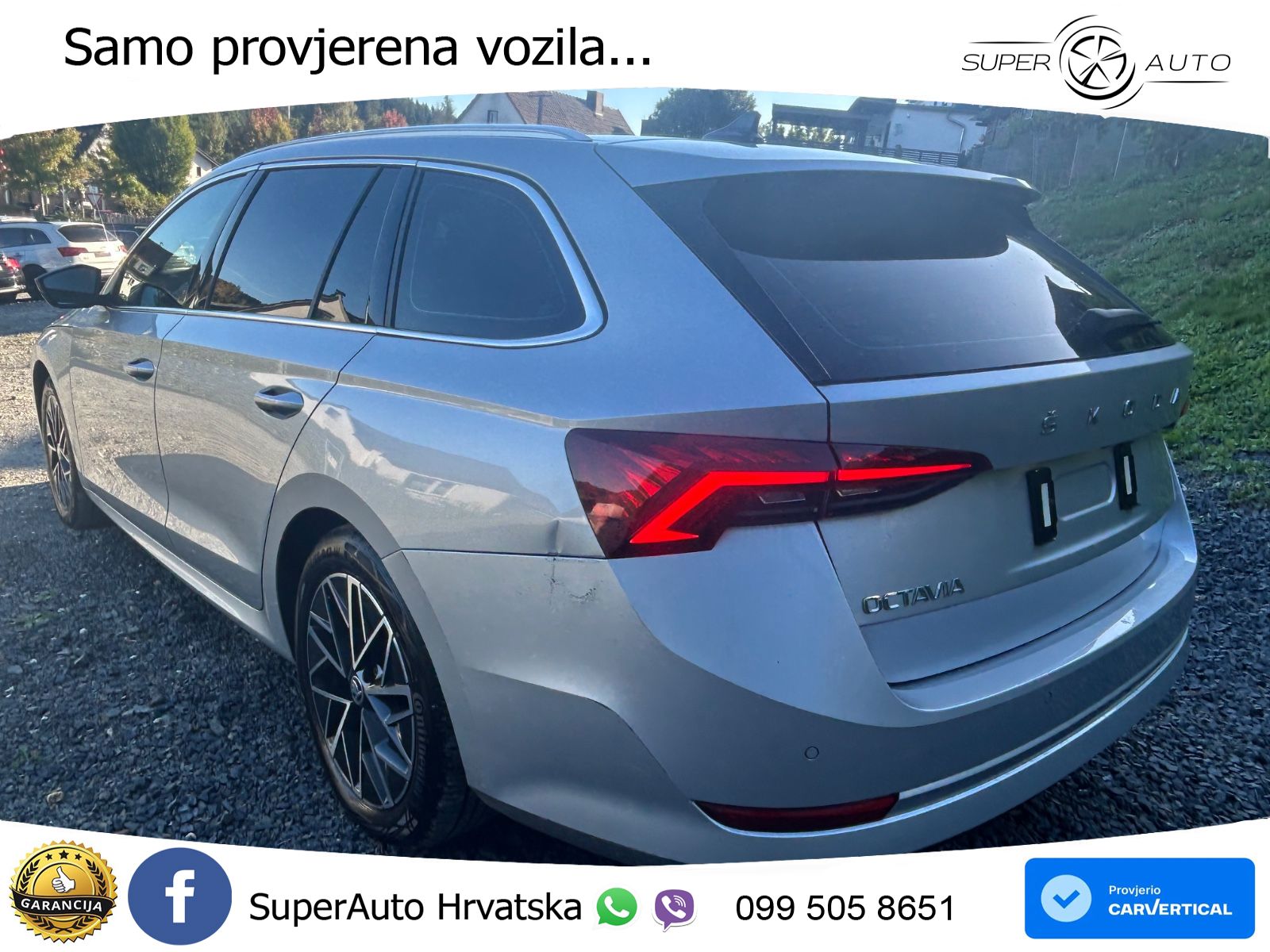 Škoda Octavia Combi 2.0 TDI (150 KS) DSG LED+GR SJED+ACC